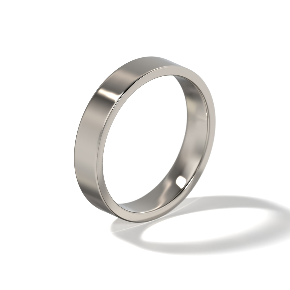 HIS CONTEMPORARY WEDDING BAND - 4.5MM