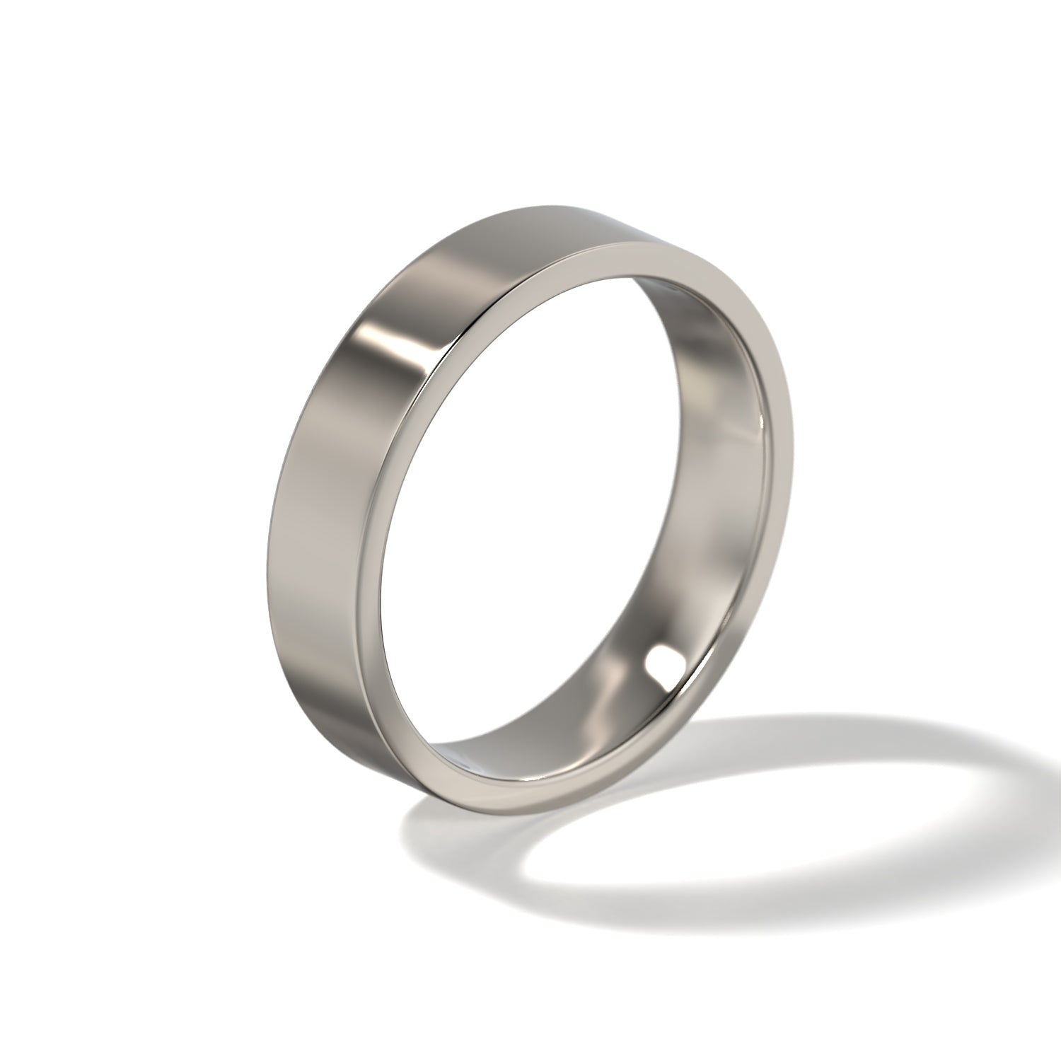 HIS CONTEMPORARY WEDDING BAND - 5MM