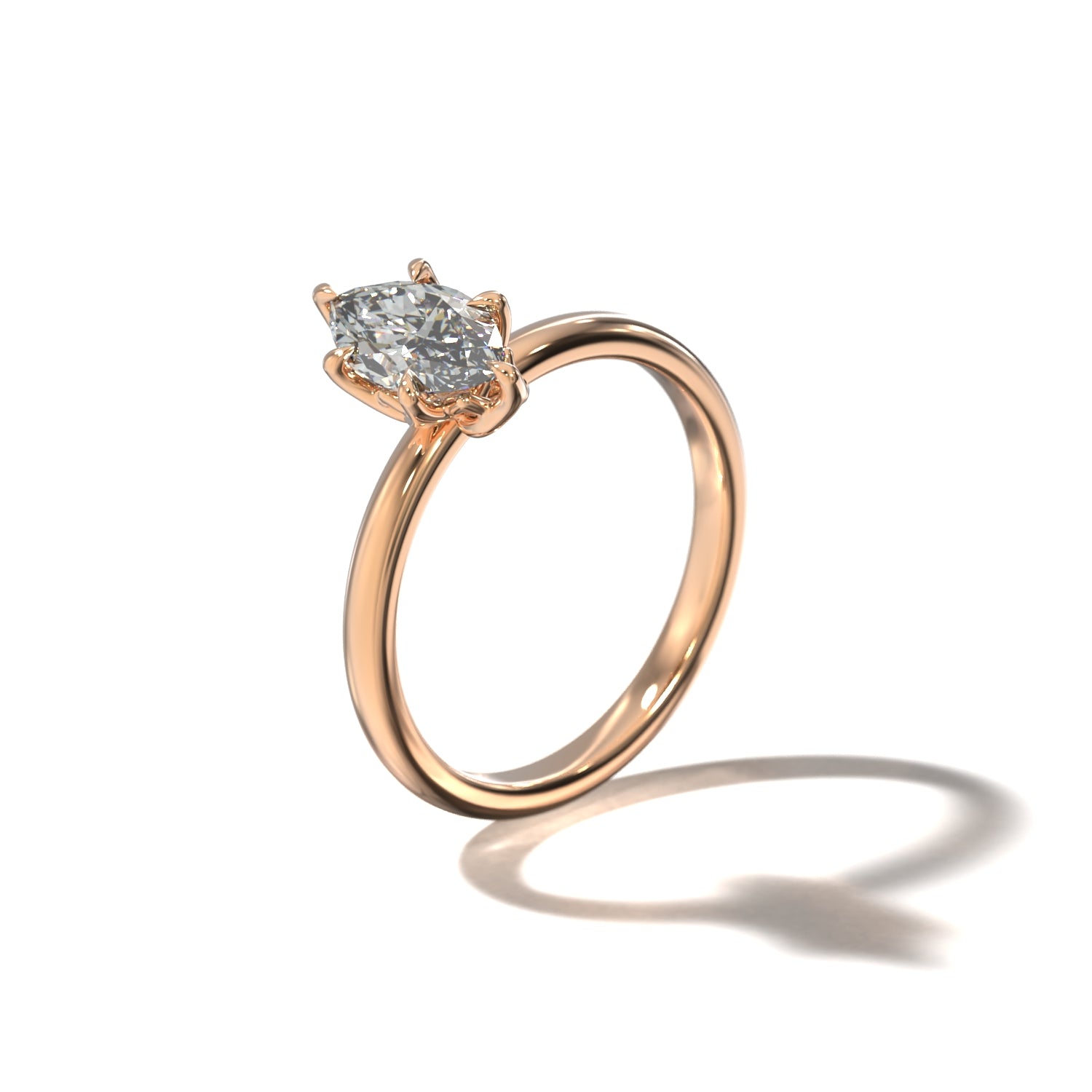 MARQUISE TULIP SOLITAIRE