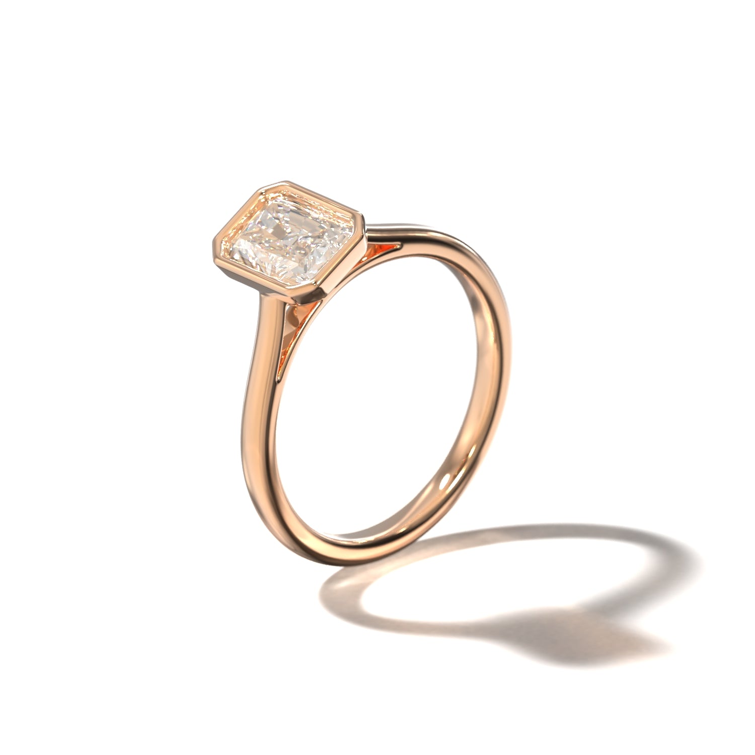 RADIANT BEZEL SOLITAIRE