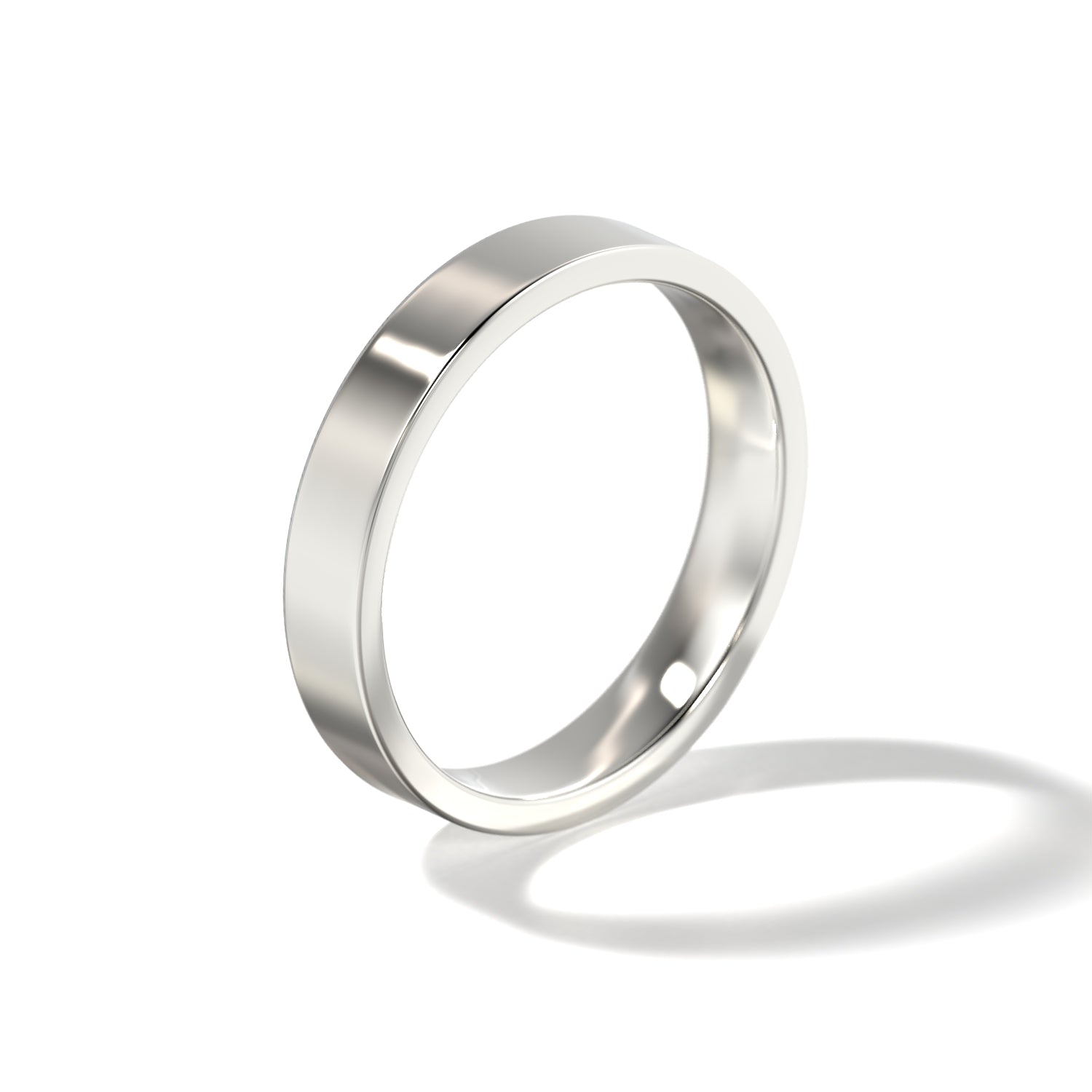 HIS CONTEMPORARY WEDDING BAND - 4MM