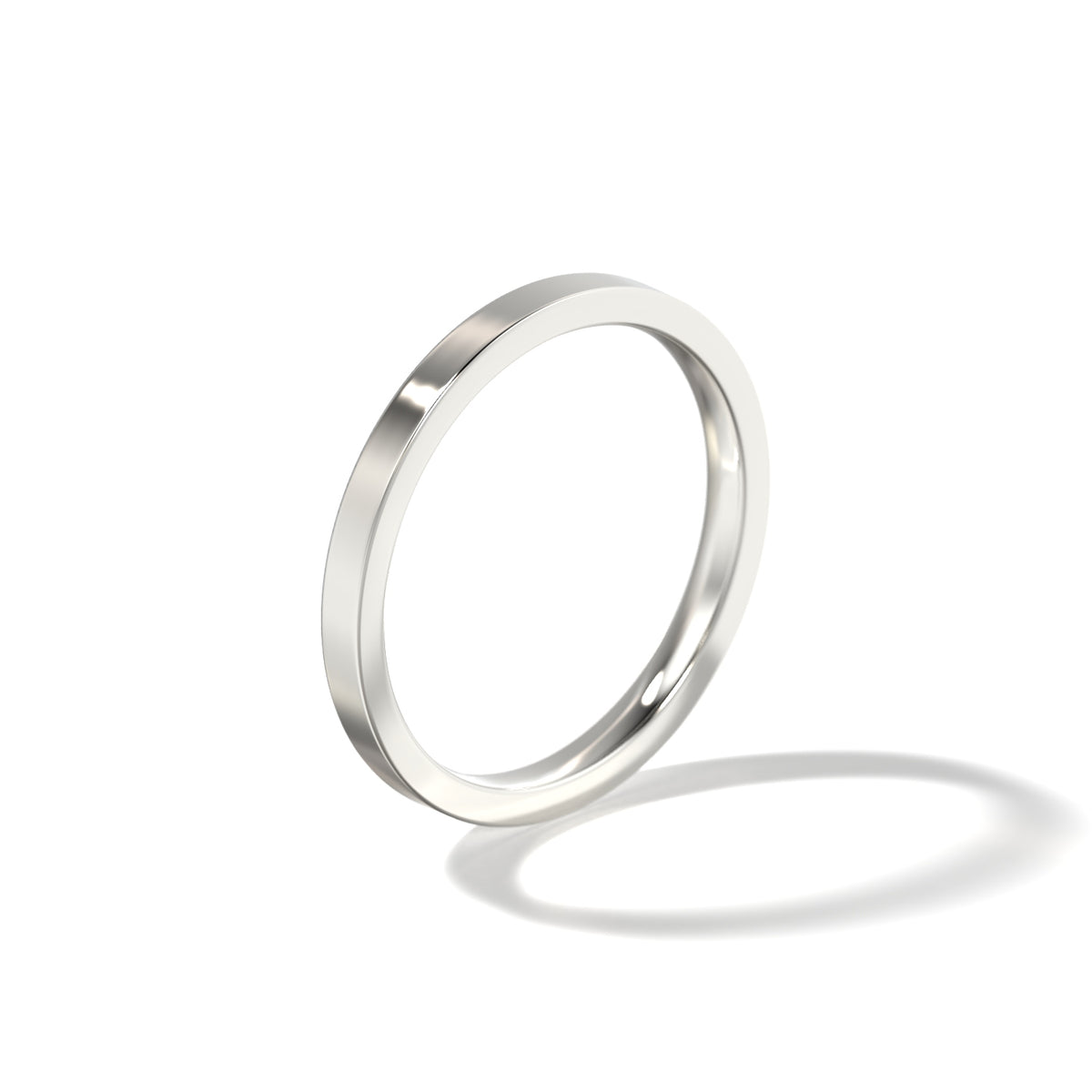 HER CONTEMPORARY WEDDING BAND - 2MM