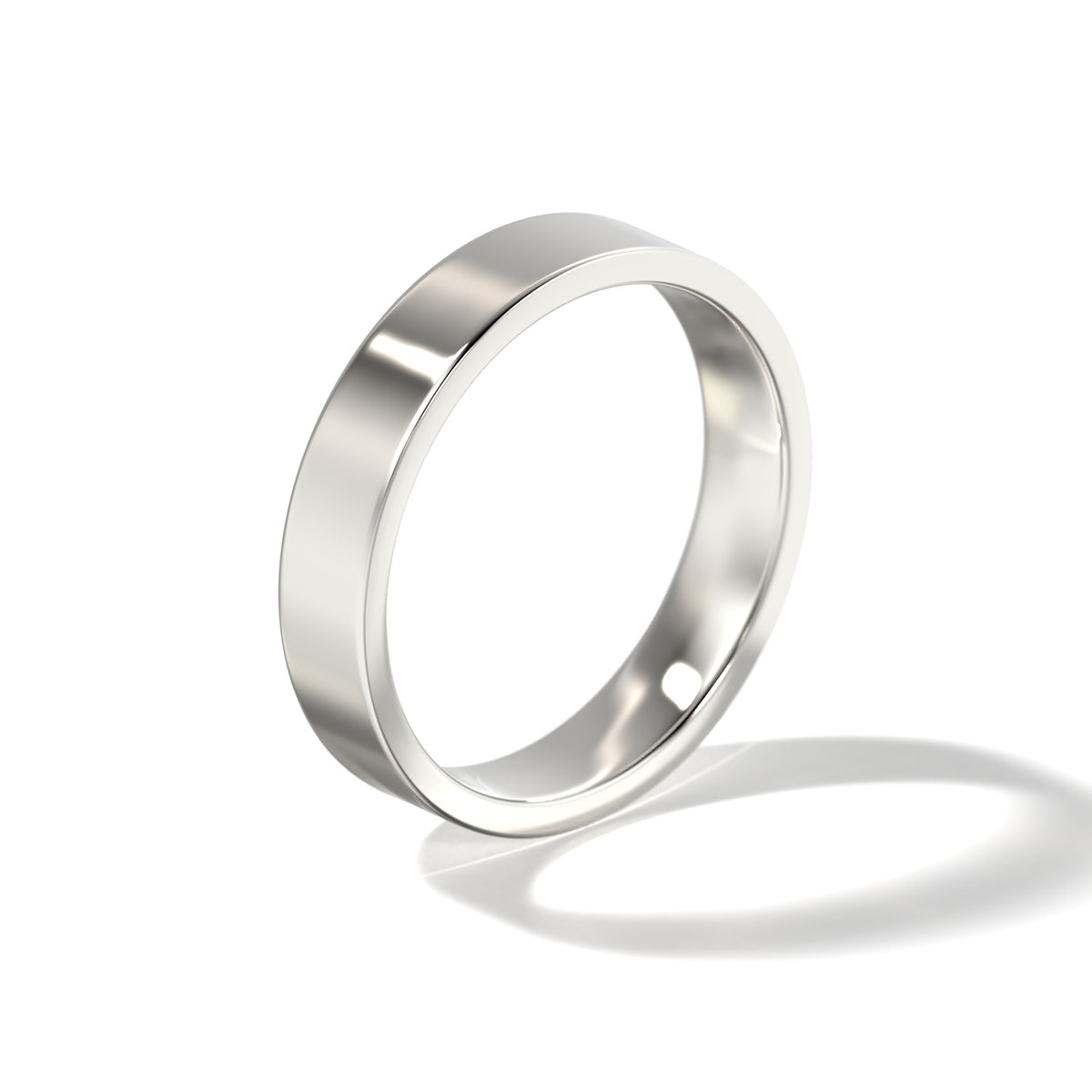 HIS CONTEMPORARY WEDDING BAND - 4.5MM