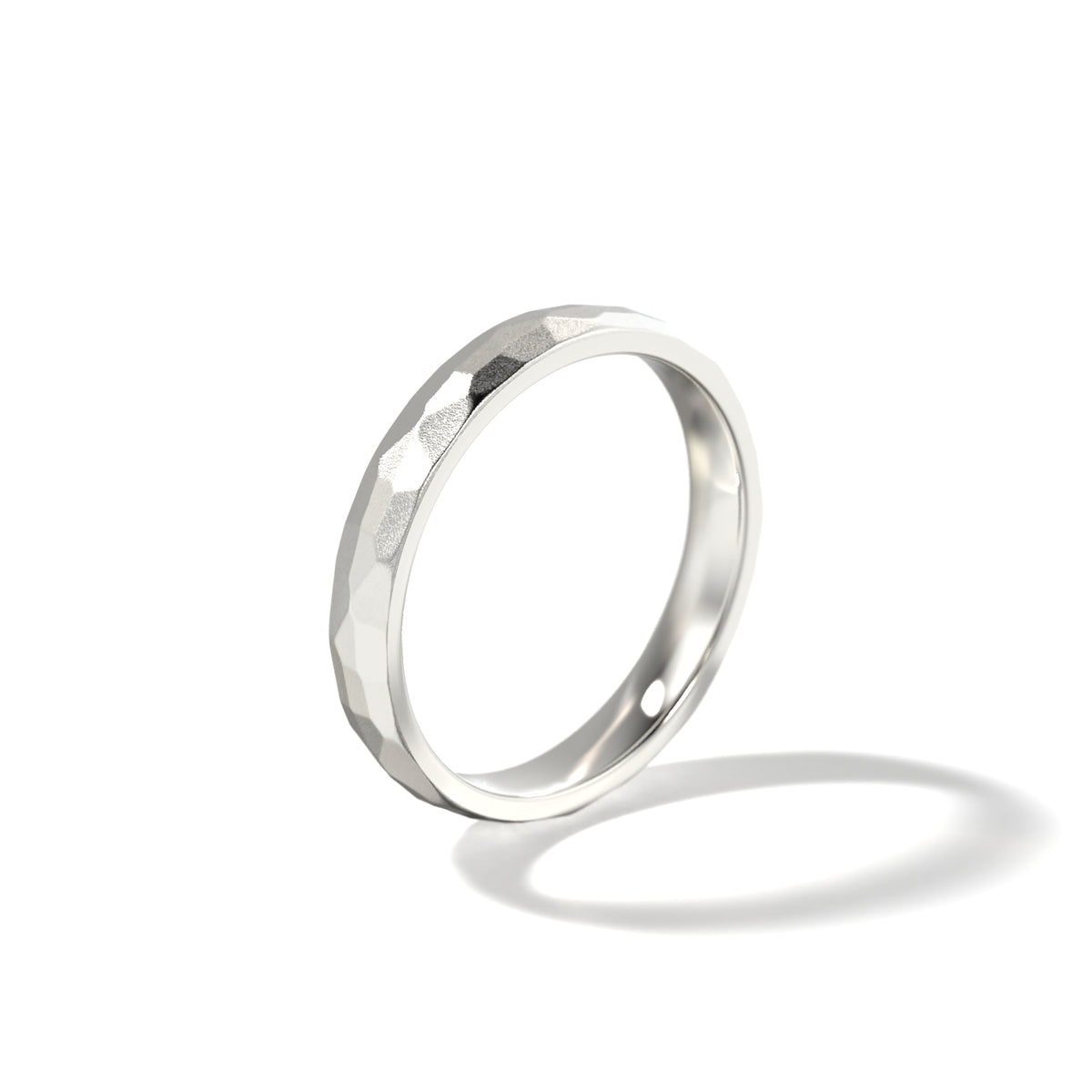 HER HAMMERED WEDDING BAND