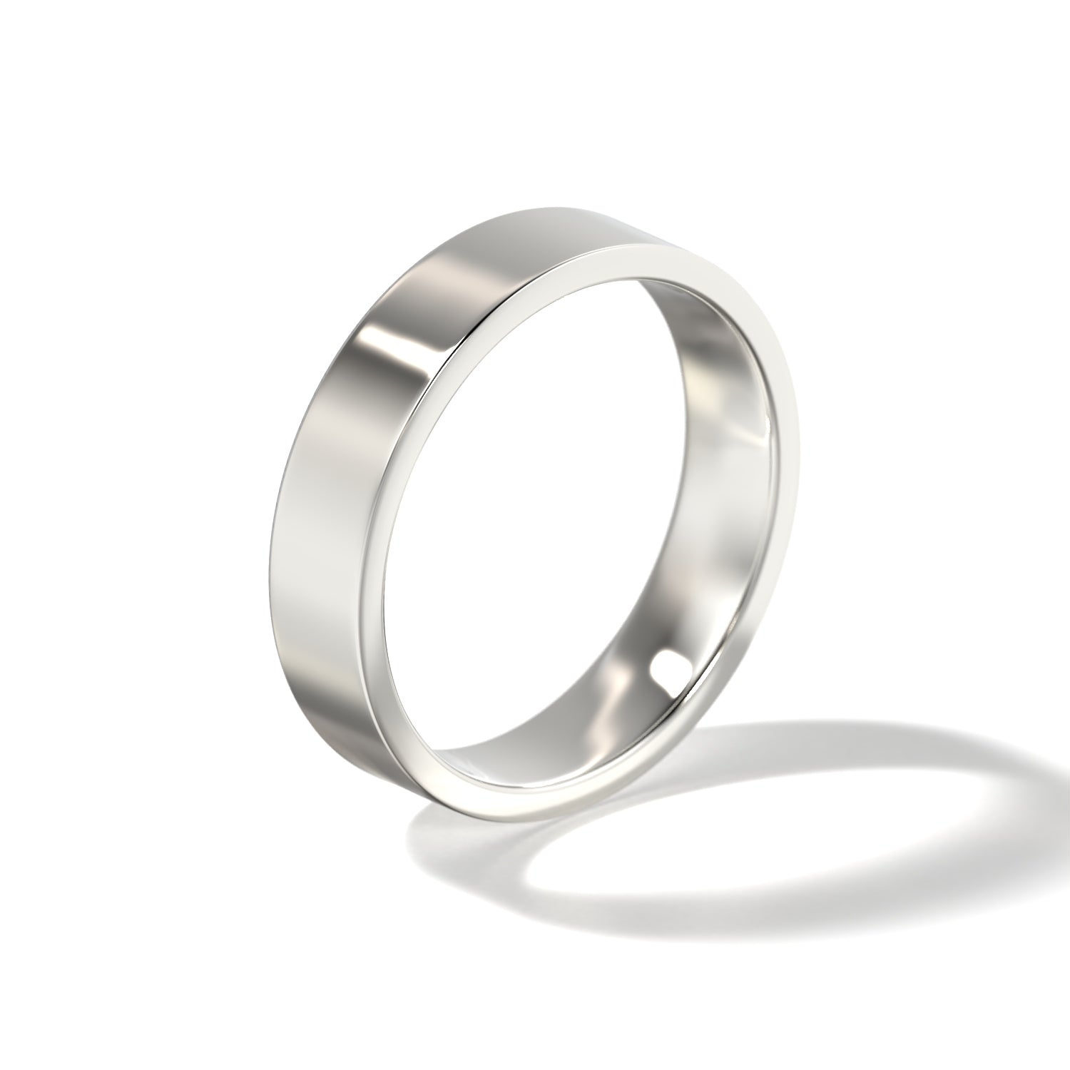 HIS CONTEMPORARY WEDDING BAND - 5MM
