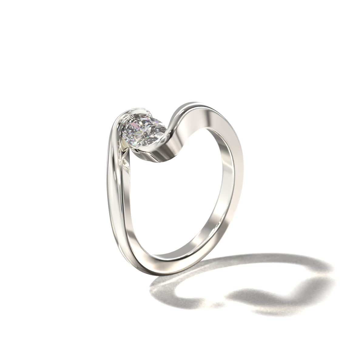 OVAL BYPASS SOLITAIRE