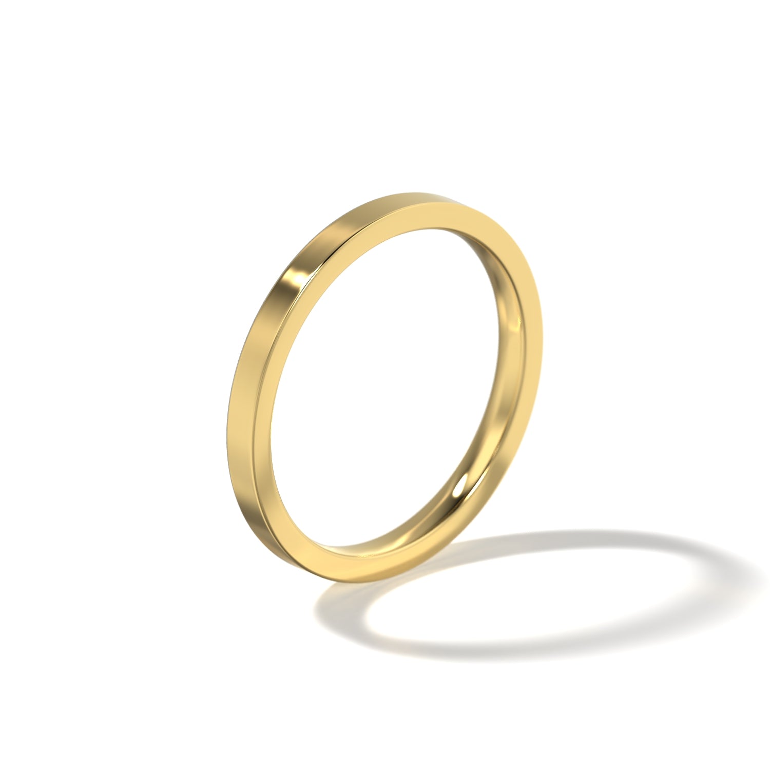 HER CONTEMPORARY WEDDING BAND - 2MM