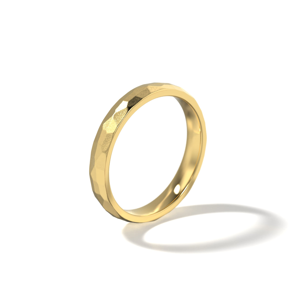 HER HAMMERED WEDDING BAND