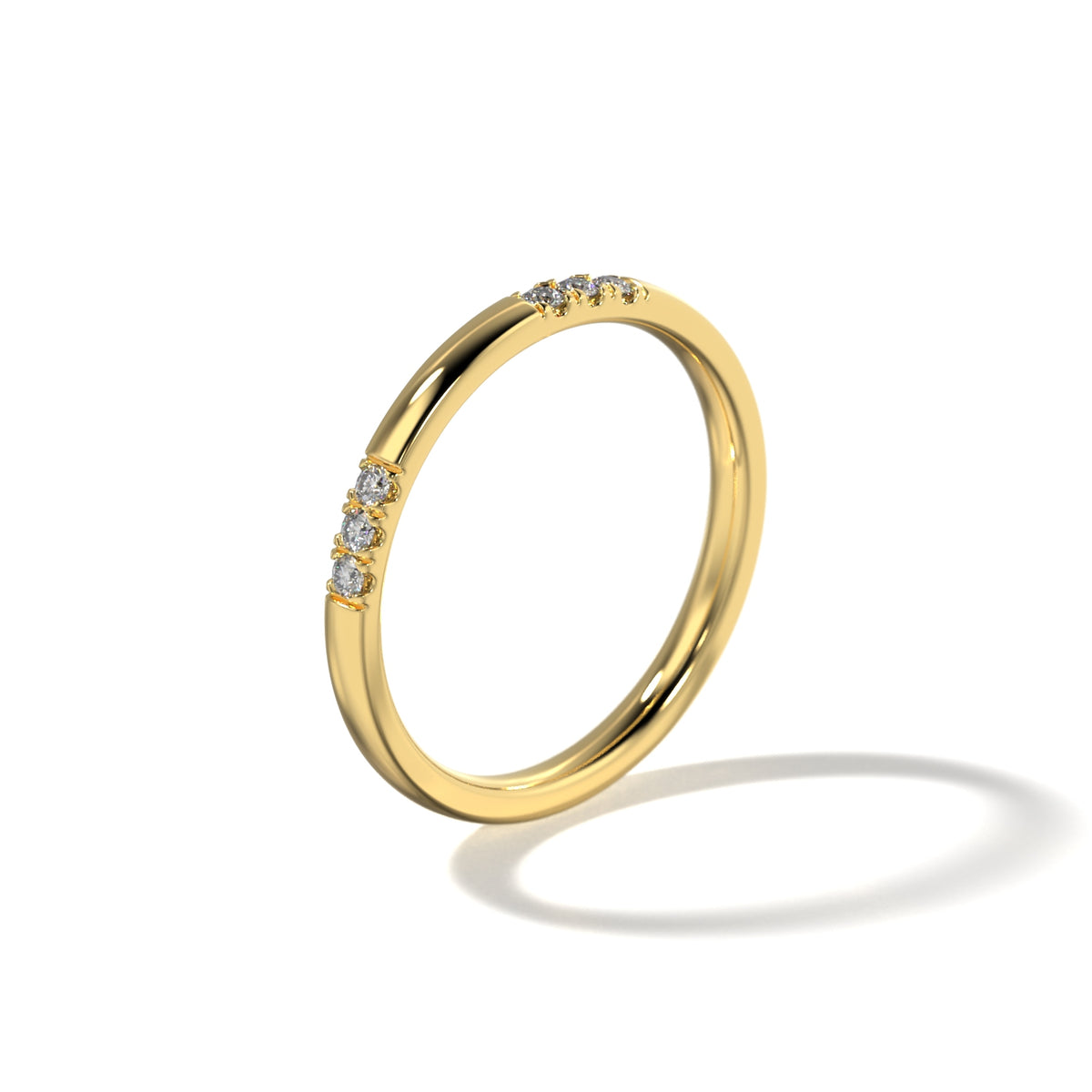 HER CLUSTER SET WEDDING BAND