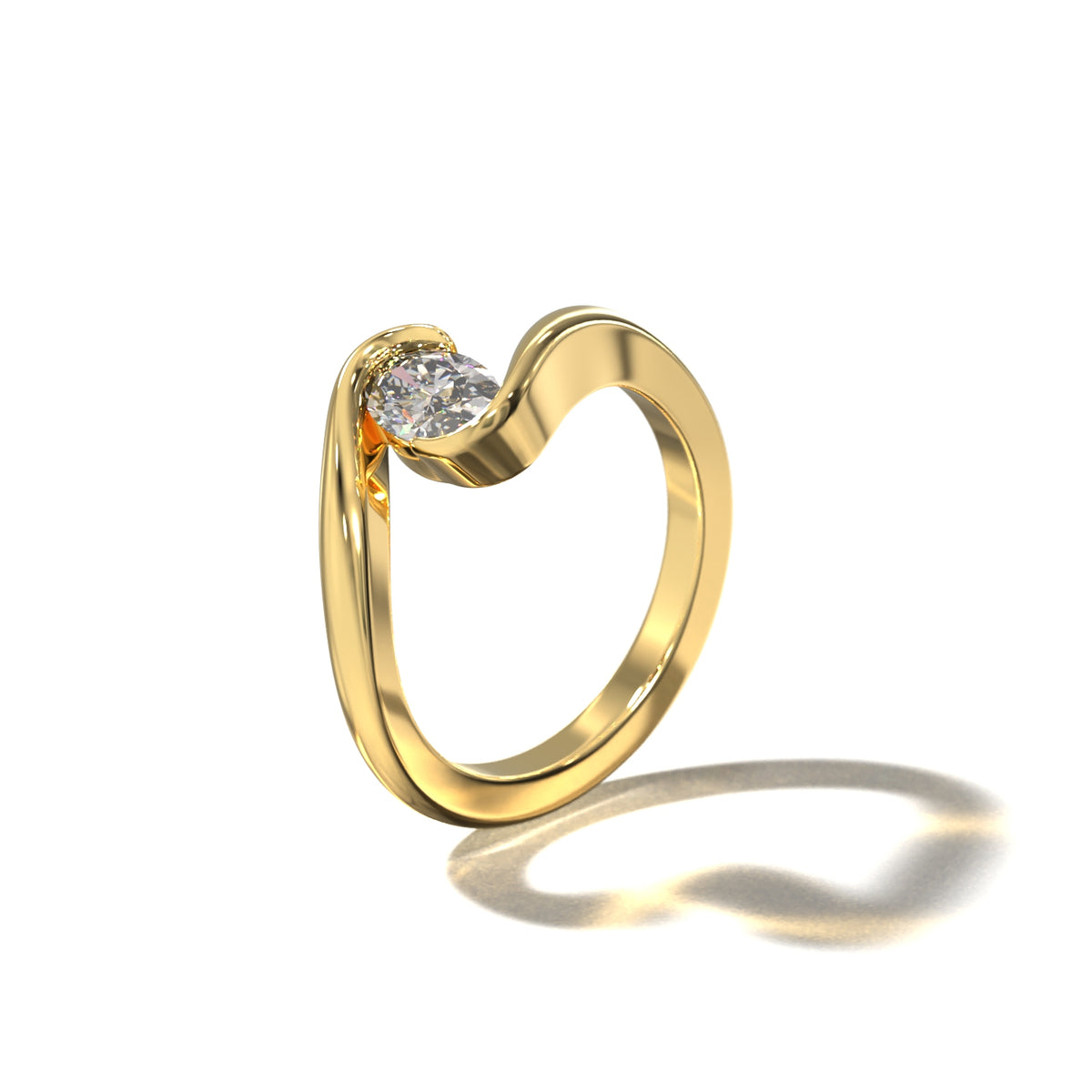 OVAL BYPASS SOLITAIRE