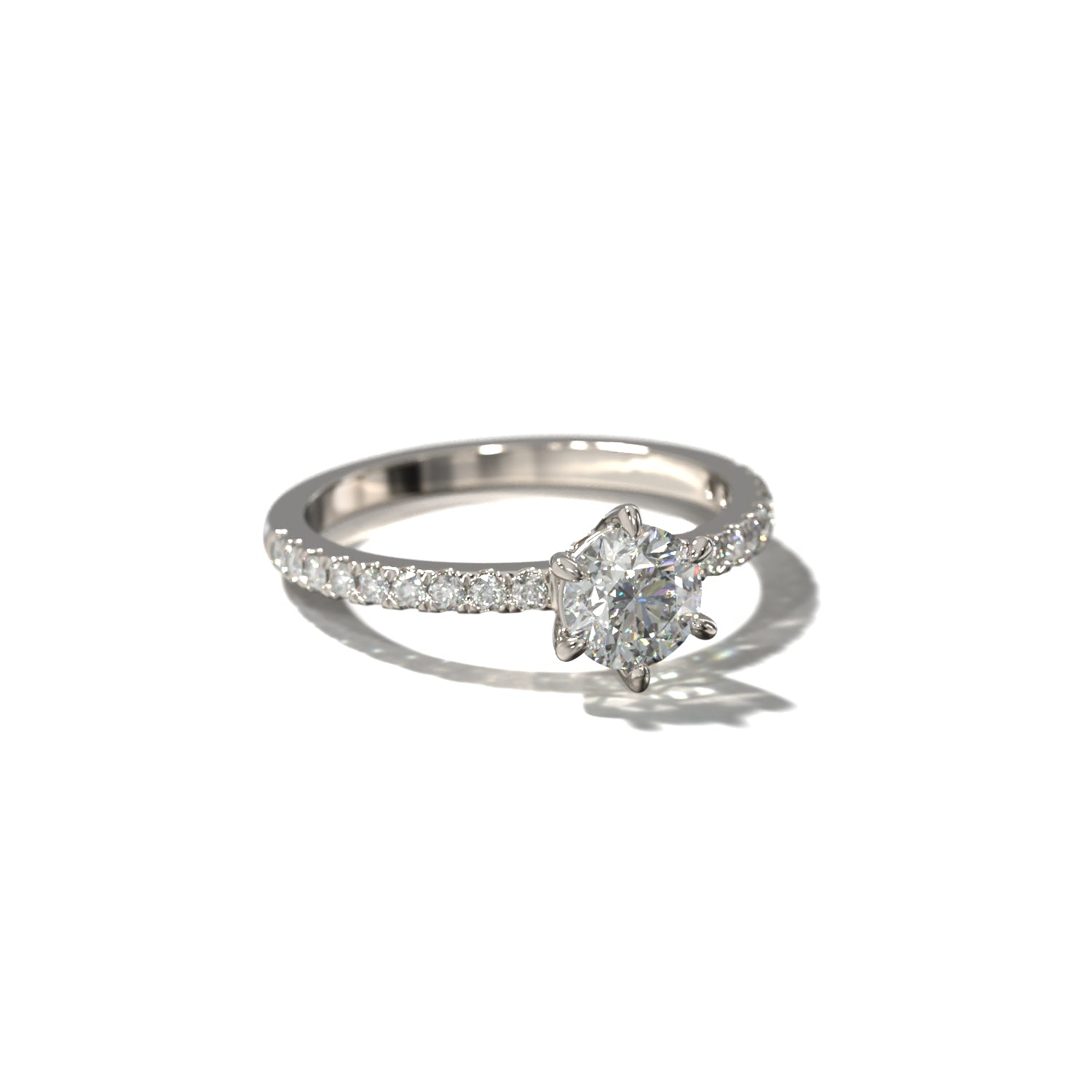 The Timeless Pavé | Forlovelsesring med lab grown diamanter | Skarv