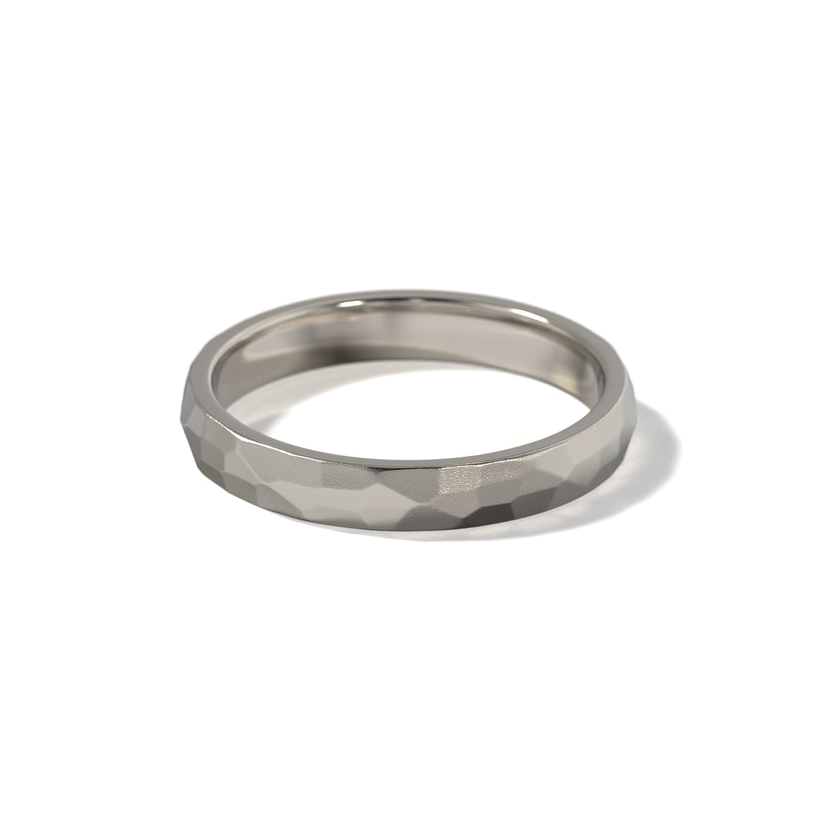 HER HAMMERED WEDDING BAND