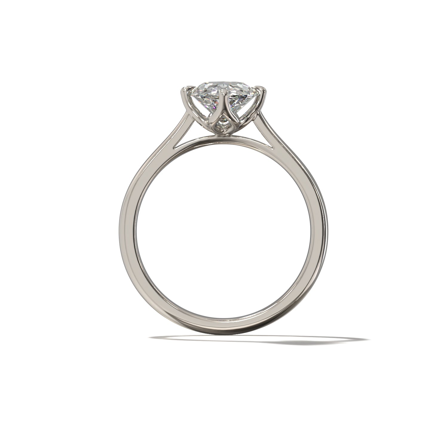 OVAL TULIP CATHEDRAL NORTH SOUTH SOLITAIRE