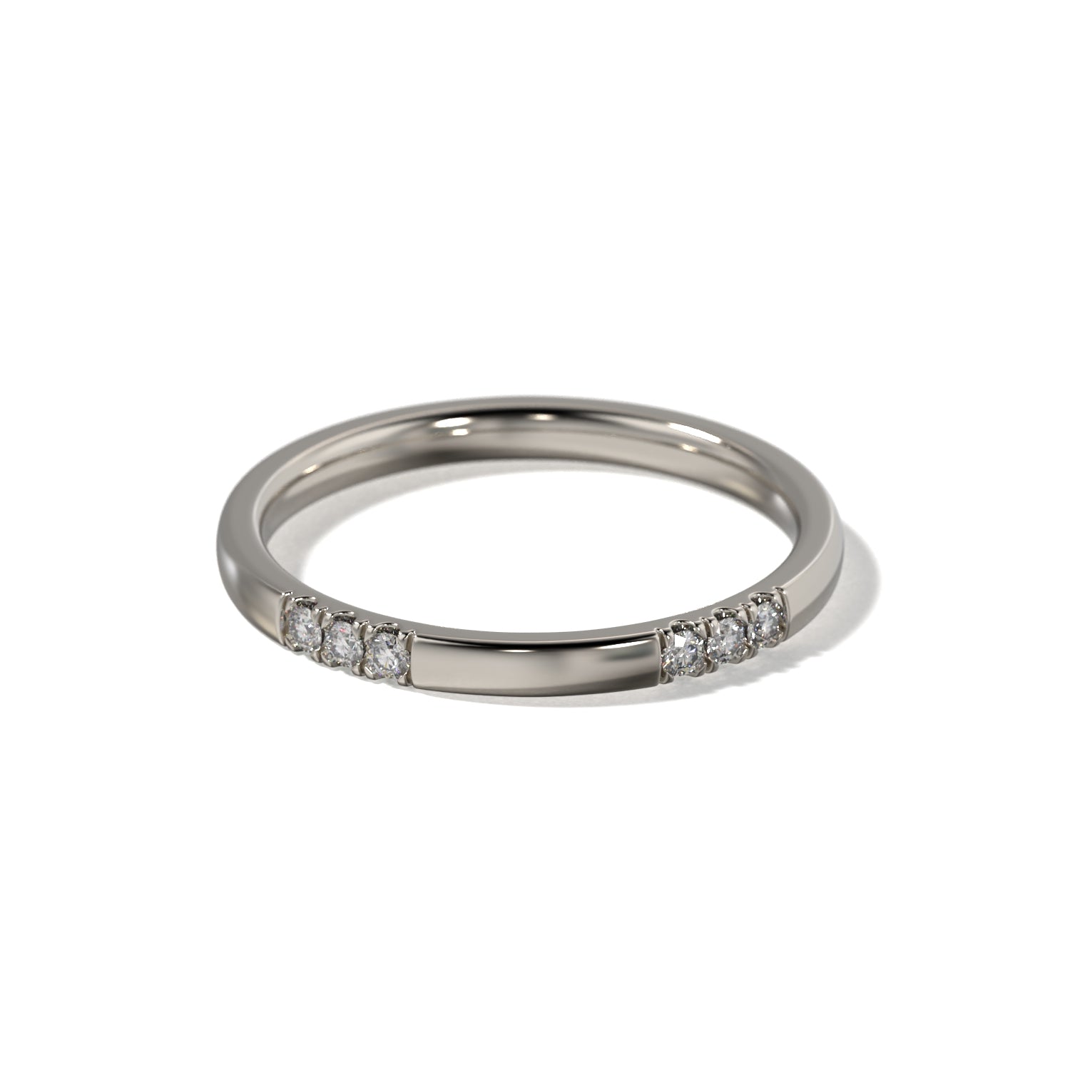 HER CLUSTER SET WEDDING BAND