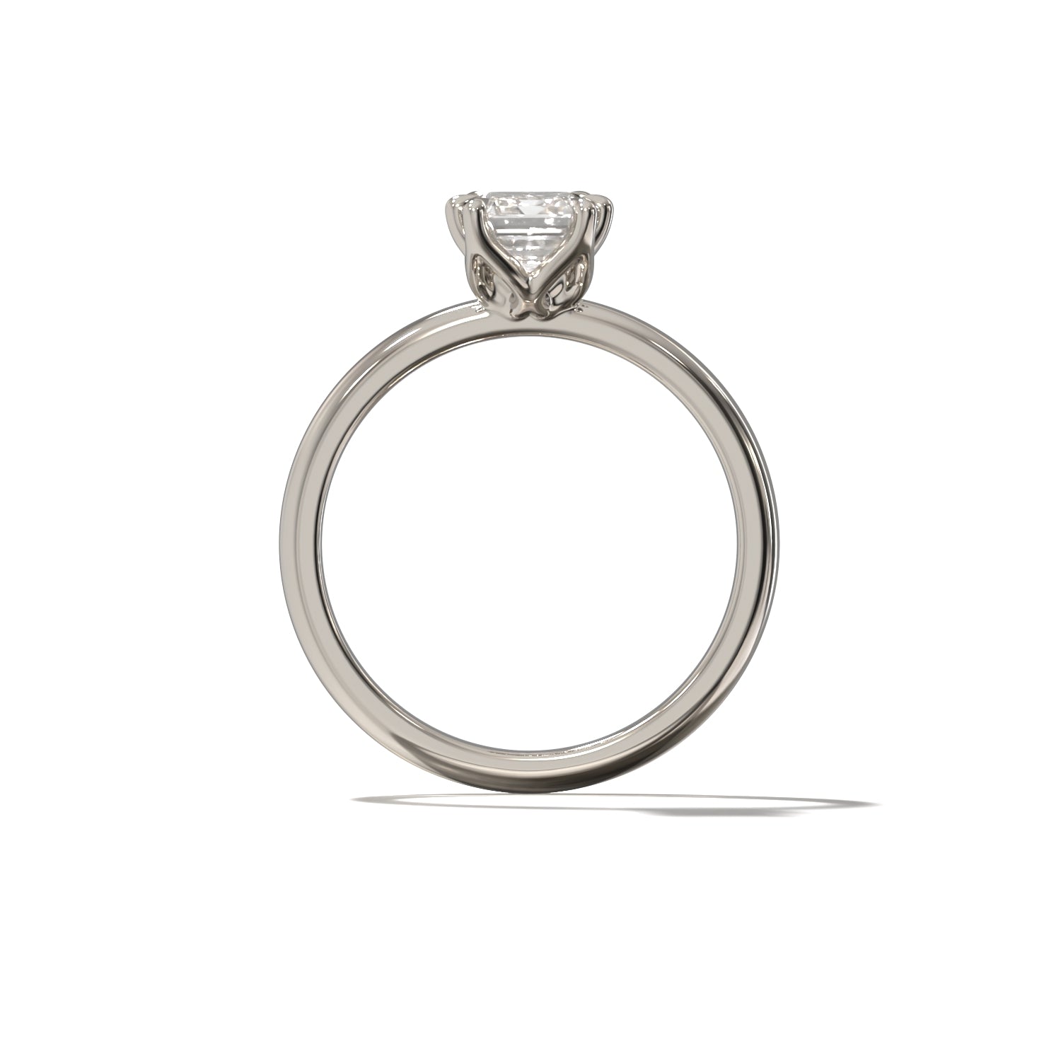 Emerald Tulip | Forlovelsesring med lab grown diamant | Skarv