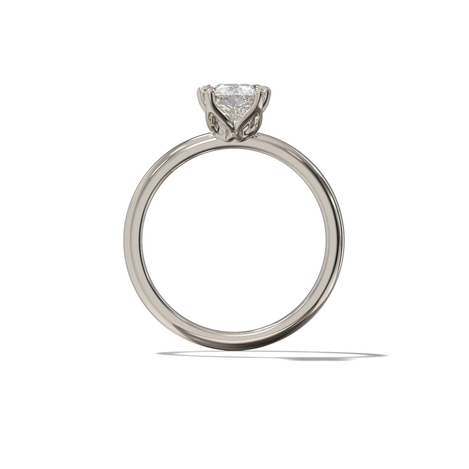 Radiant Tulip | Forlovelsesring med lab grown diamant | Skarv