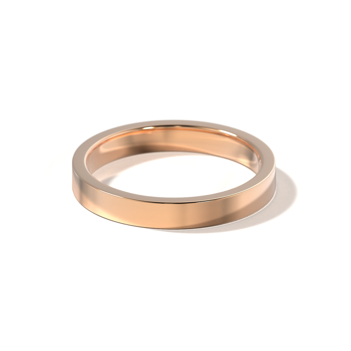 HER CONTEMPORARY WEDDING BAND - 3MM