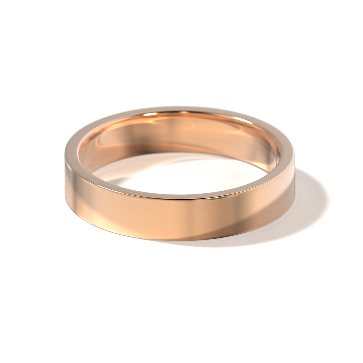 HIS CONTEMPORARY WEDDING BAND - 4.5MM