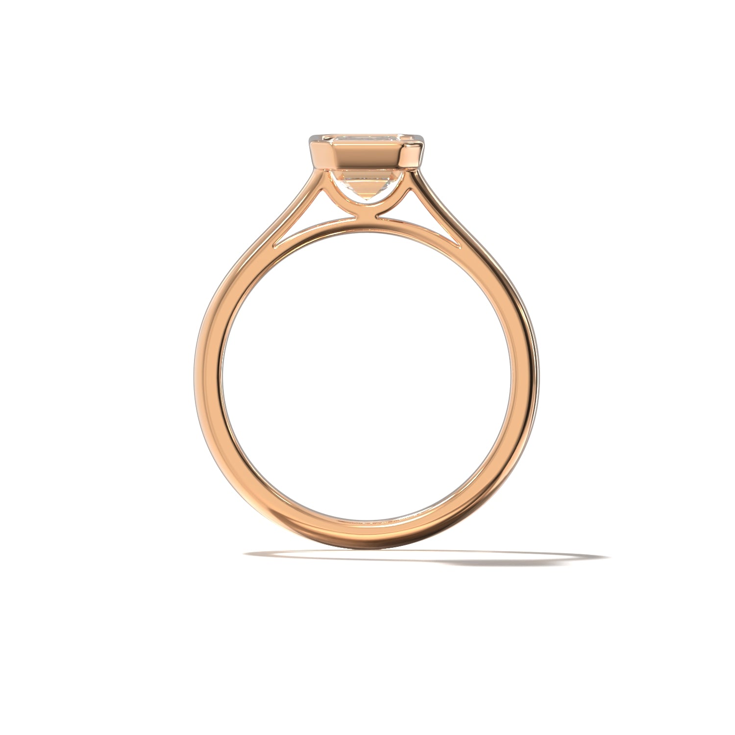 EMERALD BEZEL SOLITAIRE