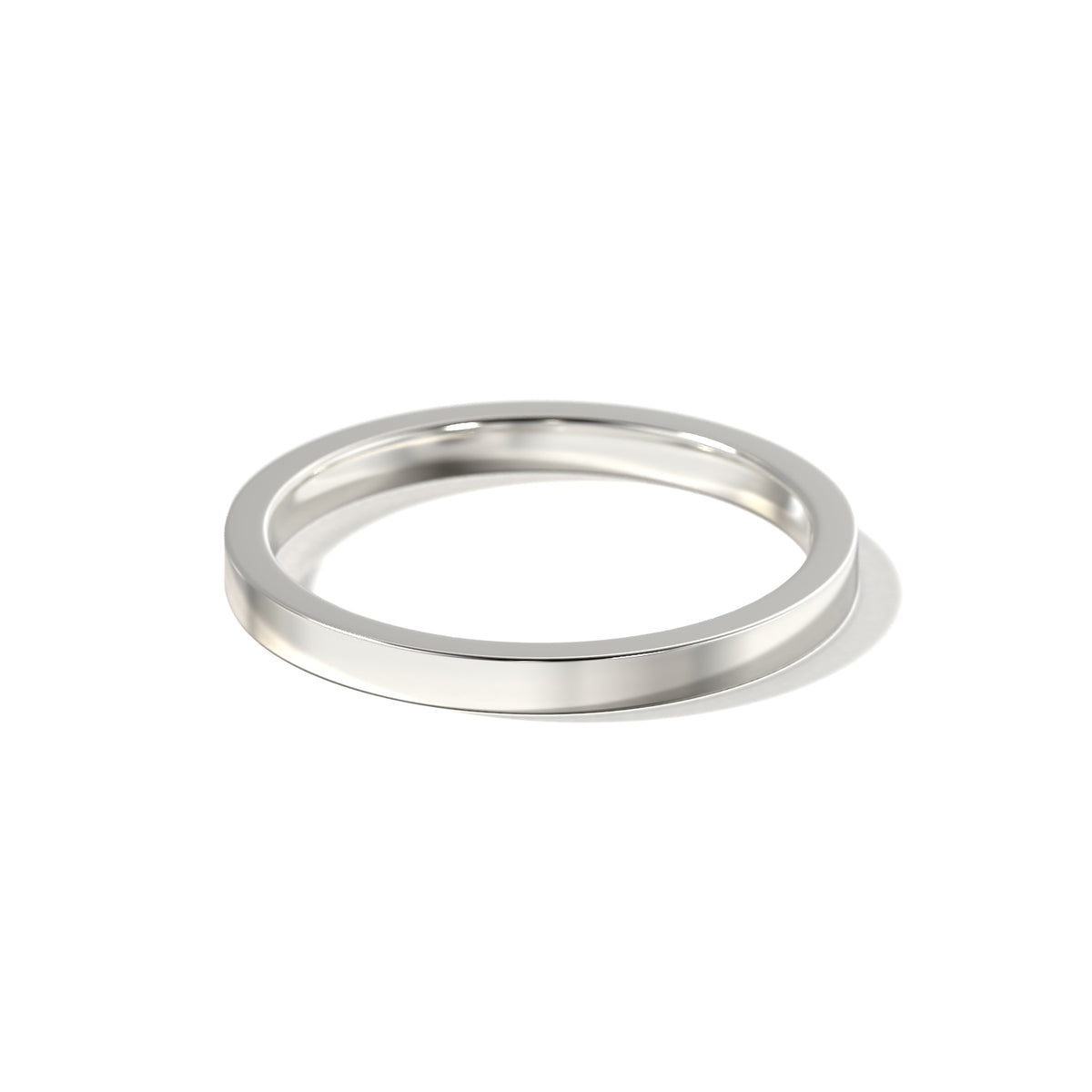 HER CONTEMPORARY WEDDING BAND - 2MM