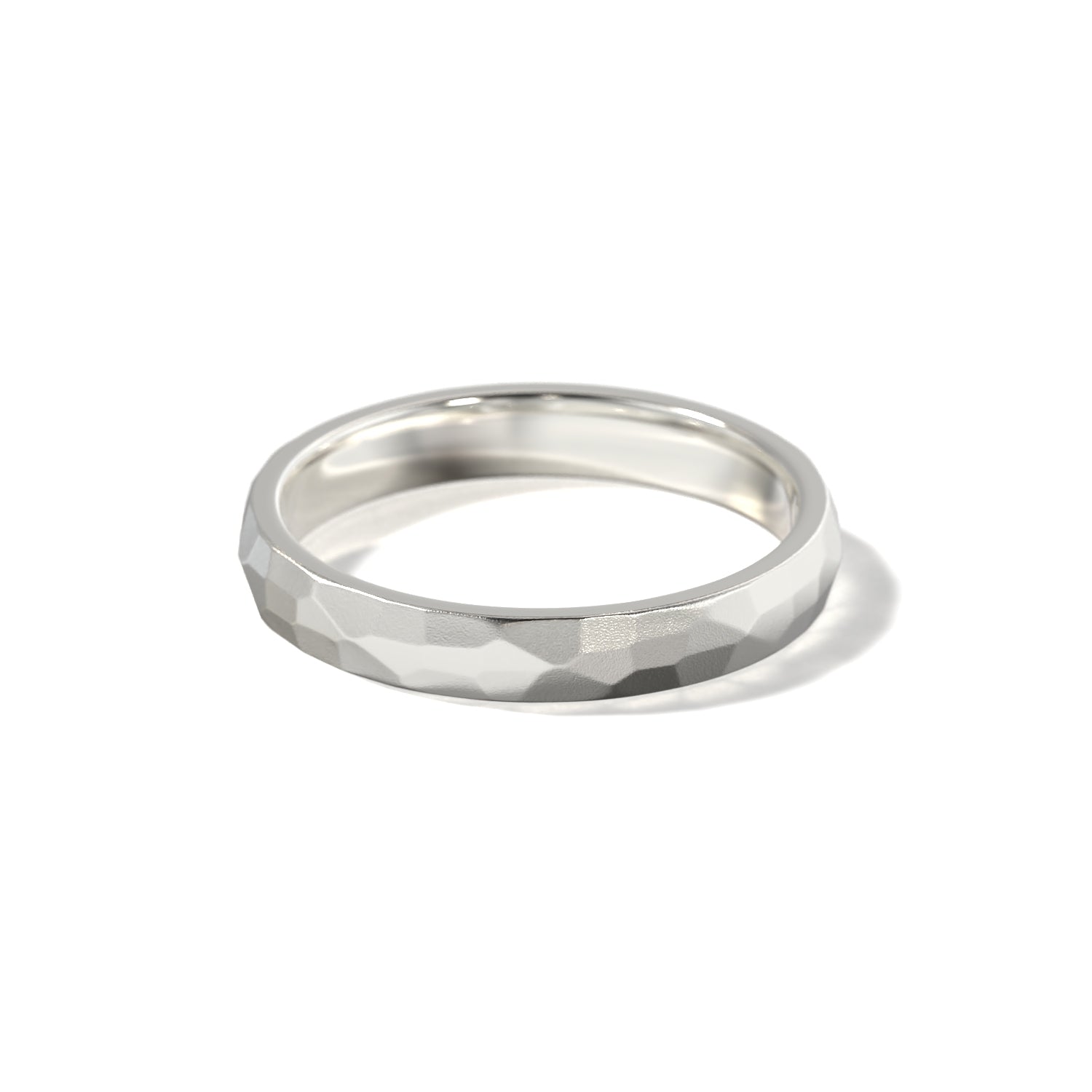 HER HAMMERED WEDDING BAND