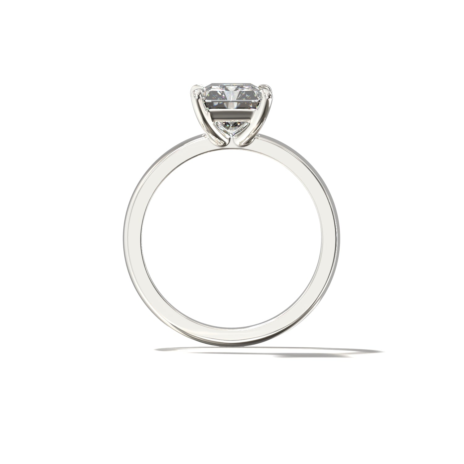 RADIANT CIGAR BAND SOLITAIRE