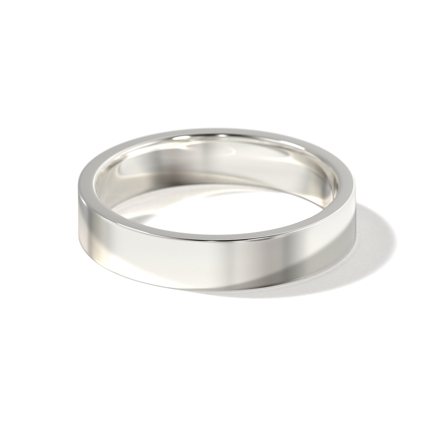 HIS CONTEMPORARY WEDDING BAND - 4.5MM