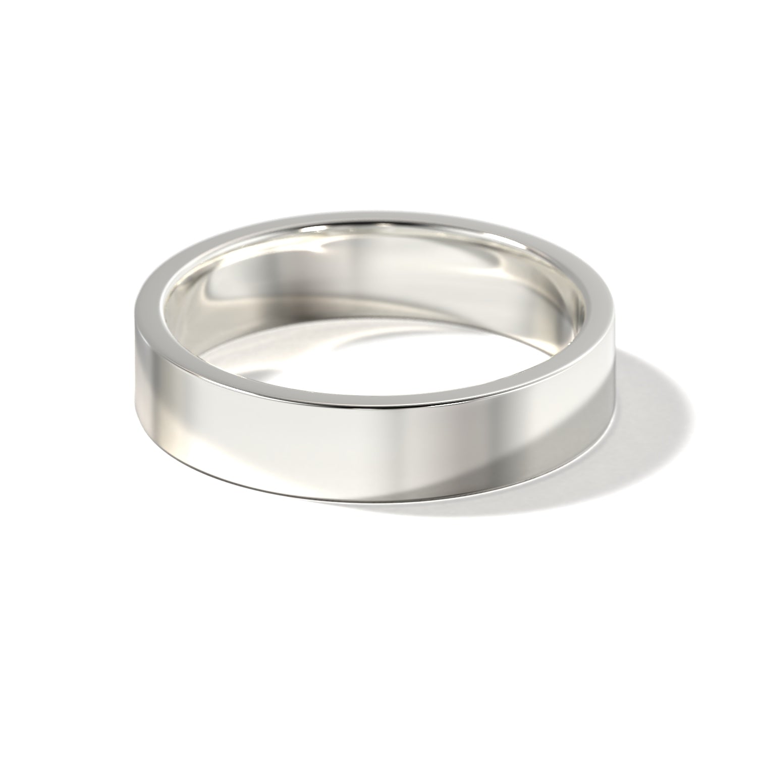 HIS CONTEMPORARY WEDDING BAND - 5MM