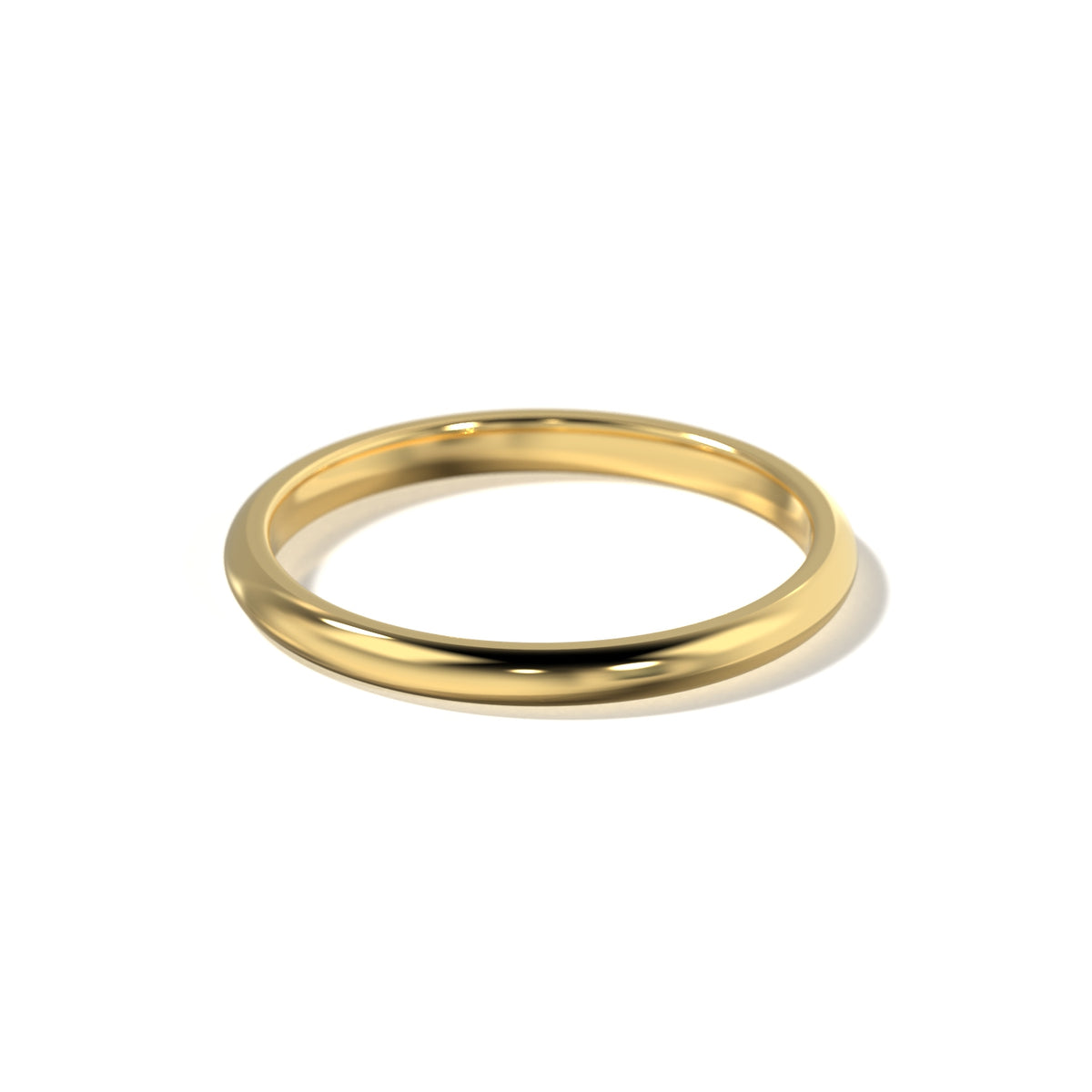 HER CLASSIC WEDDING BAND - 2MM