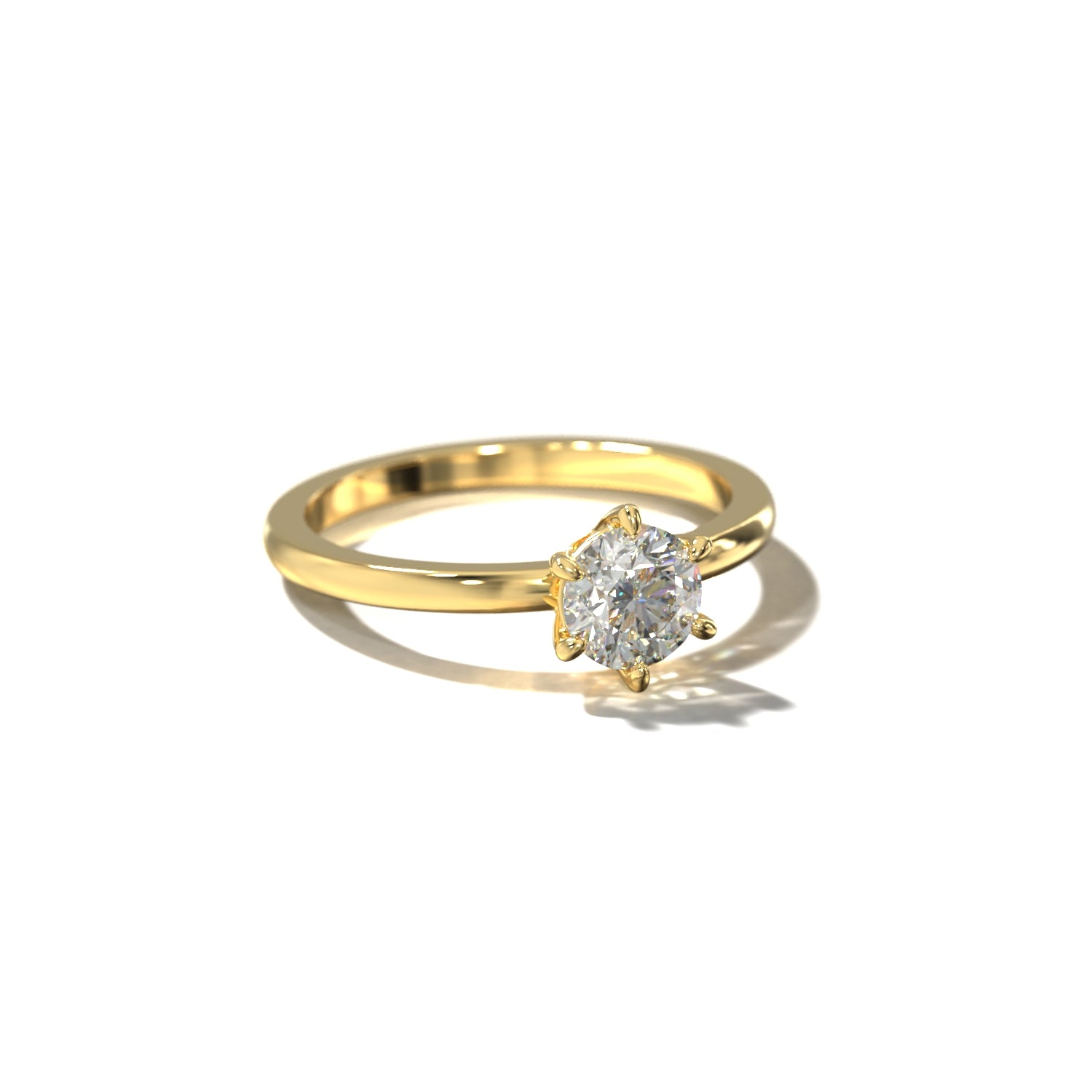 The Timeless Solitaire | Forlovelsesring med lab grown diamant | Skarv