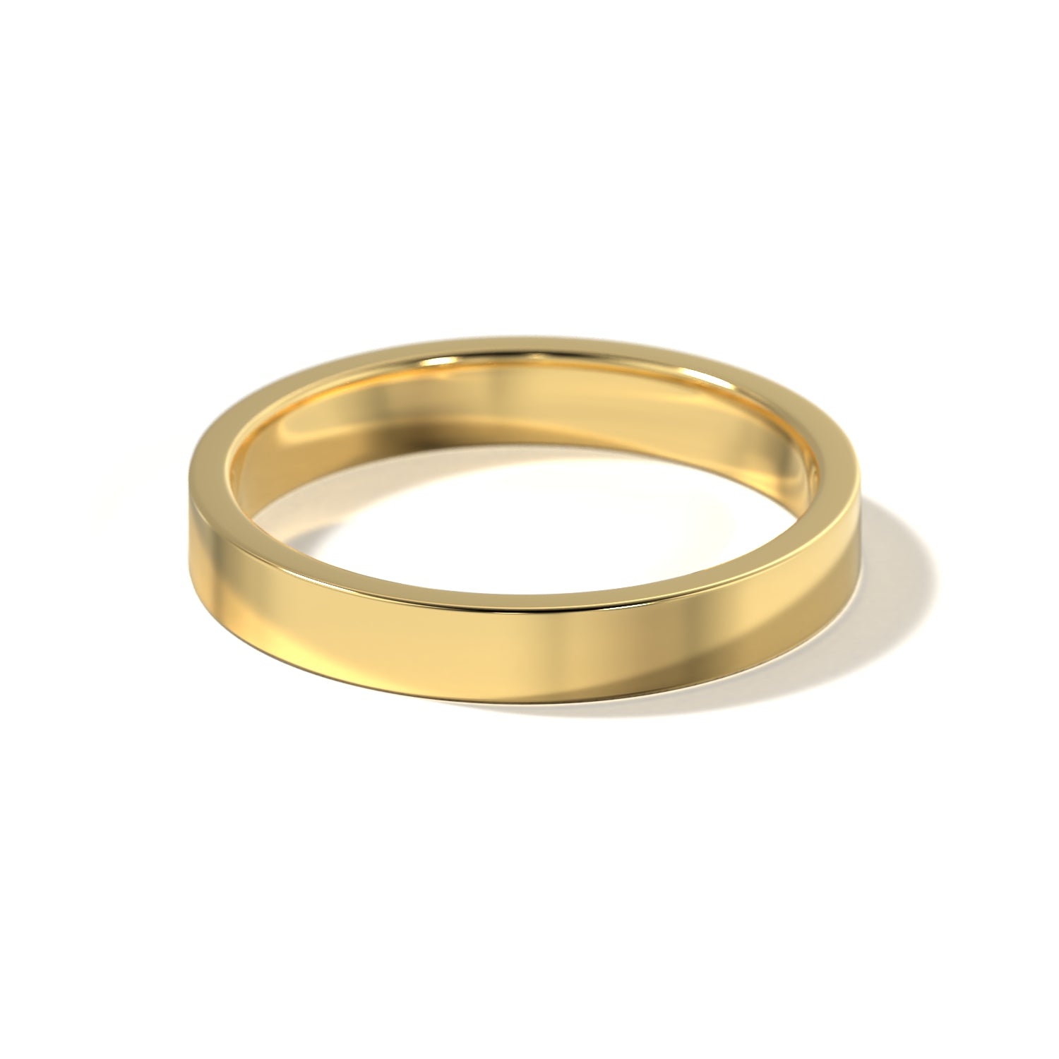HIS CONTEMPORARY WEDDING BAND - 3.5MM