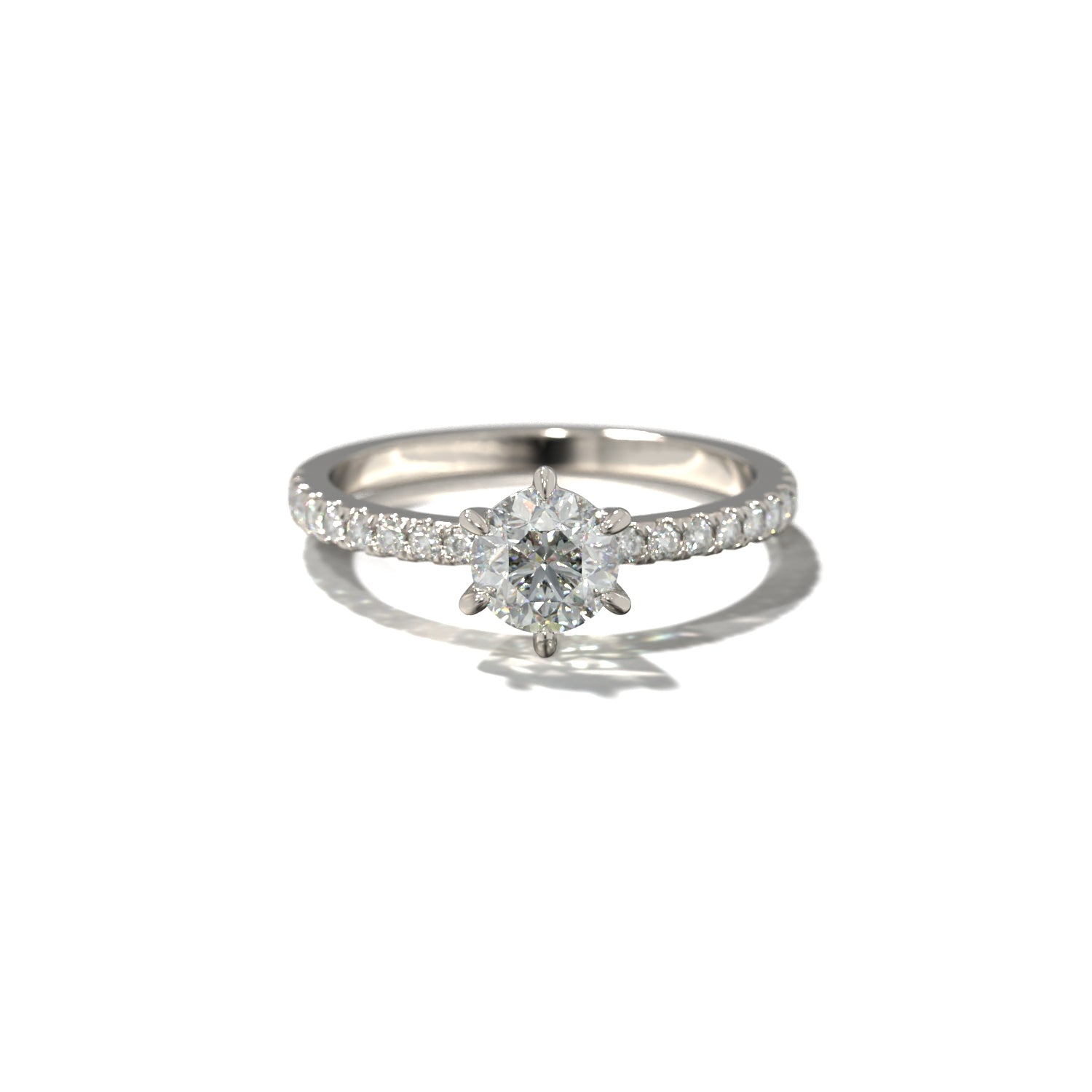The Timeless Pavé | Forlovelsesring med lab grown diamanter | Skarv