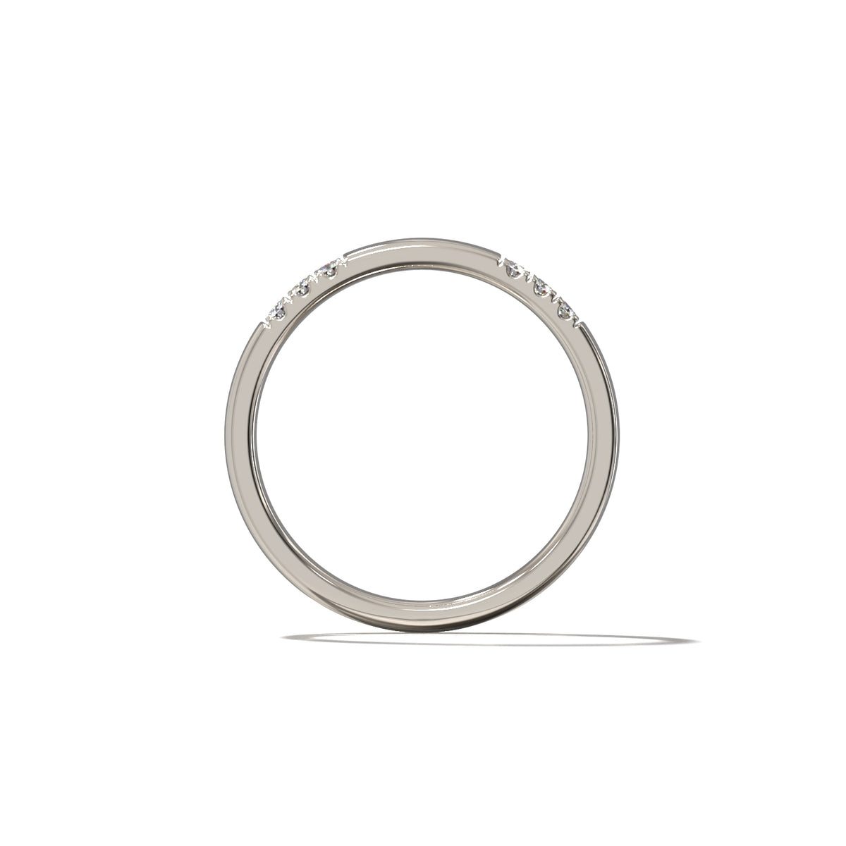 HER CLUSTER SET WEDDING BAND