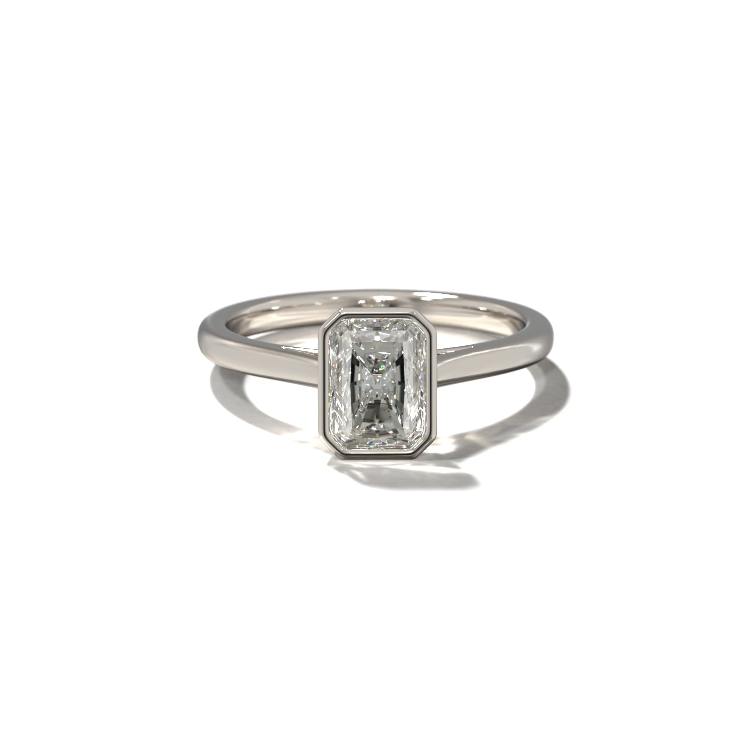 RADIANT BEZEL SOLITAIRE