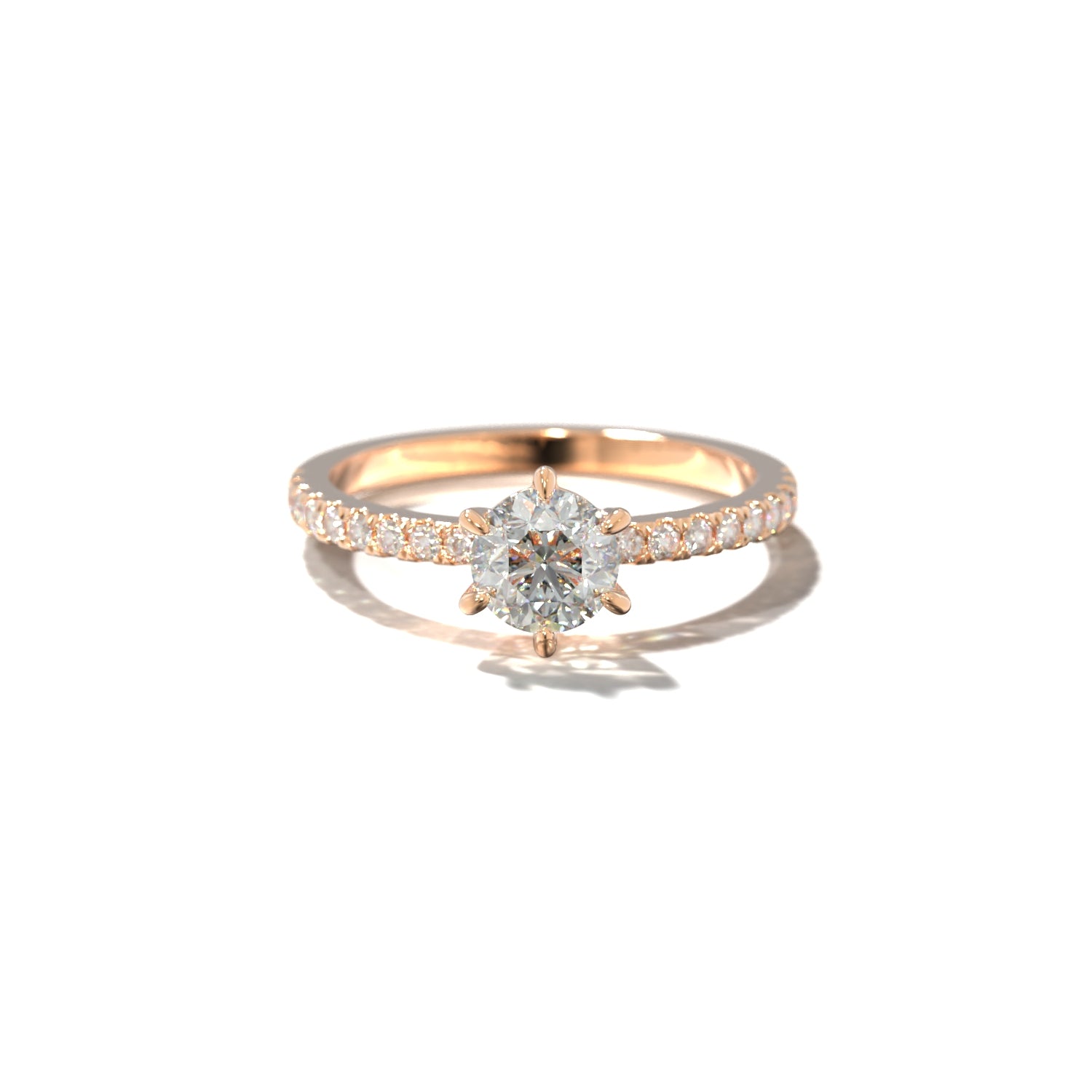 The Timeless Pavé | Forlovelsesring med lab grown diamanter | Skarv