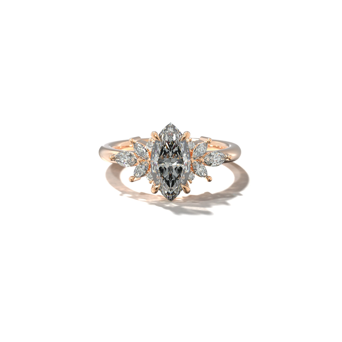 MARQUISE FLORAL CLUSTER