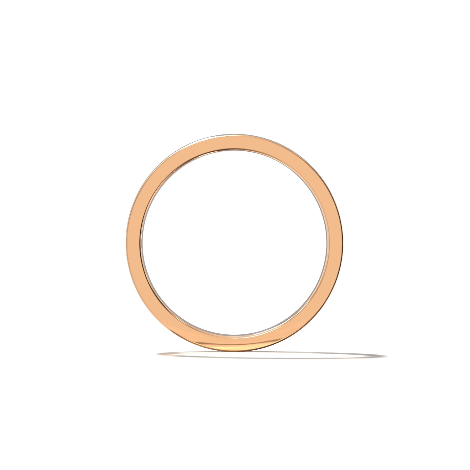 HER CONTEMPORARY WEDDING BAND - 2MM
