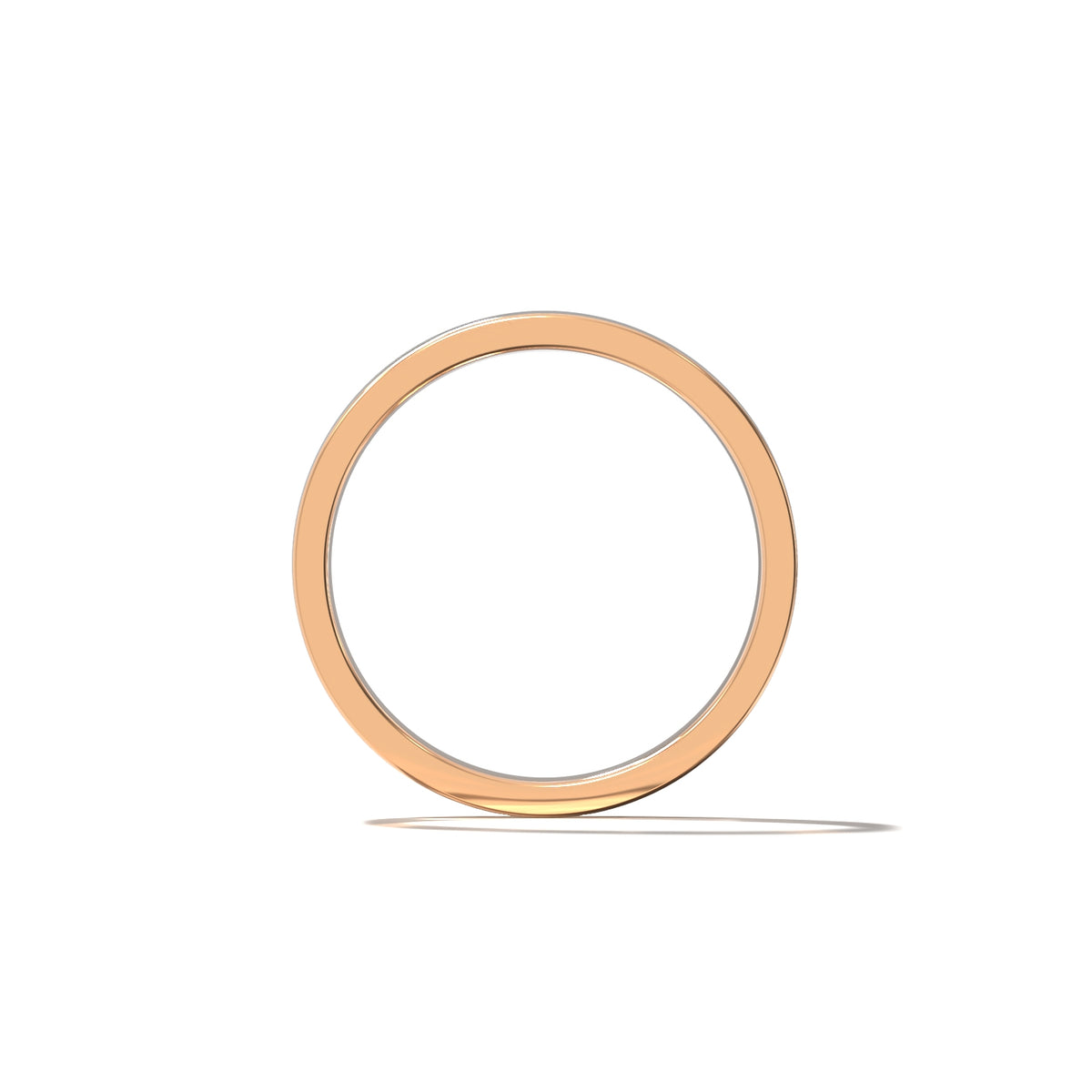 HER CONTEMPORARY WEDDING BAND - 2.5MM