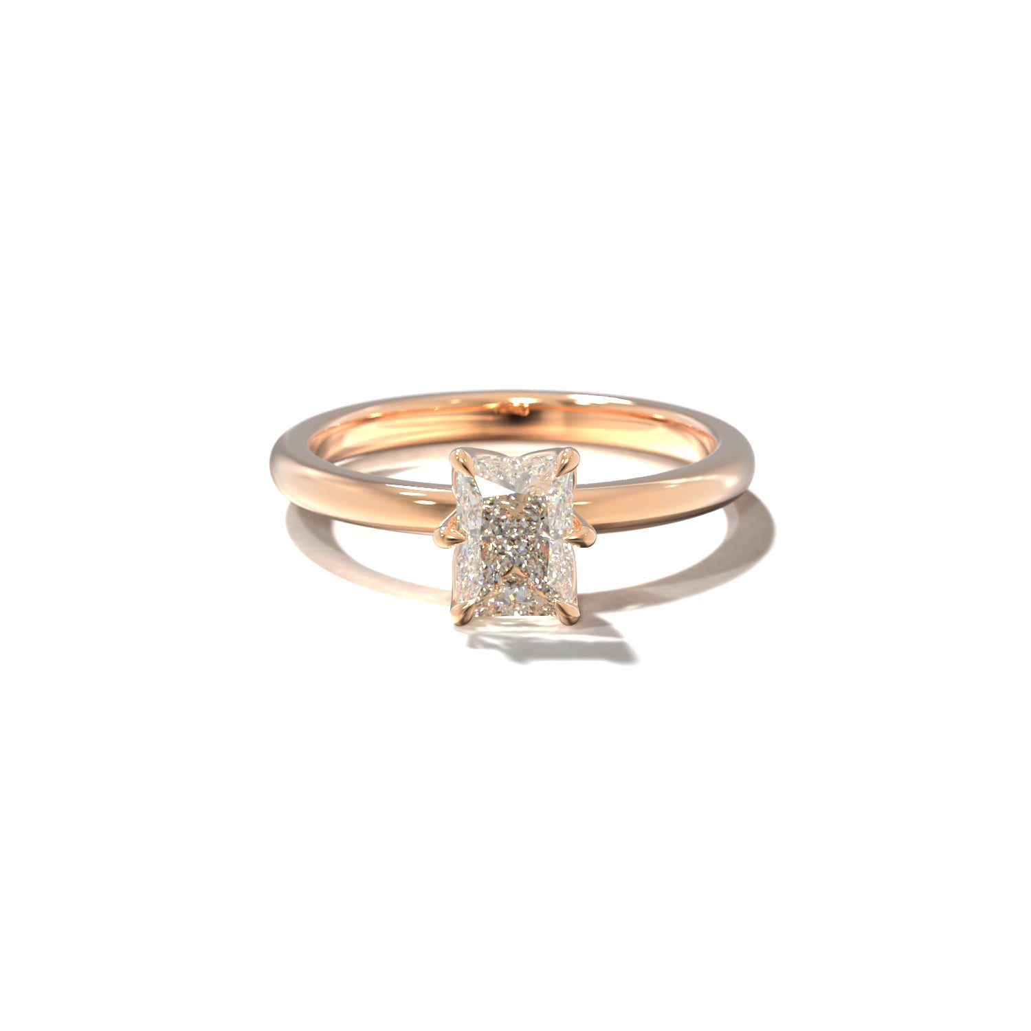Radiant Tulip | Forlovelsesring med lab grown diamant | Skarv