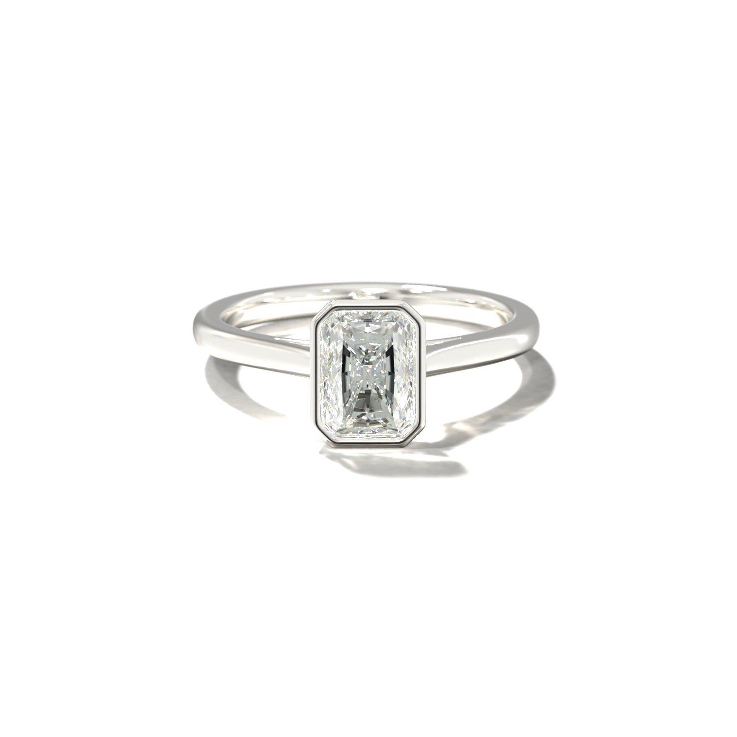 RADIANT BEZEL SOLITAIRE