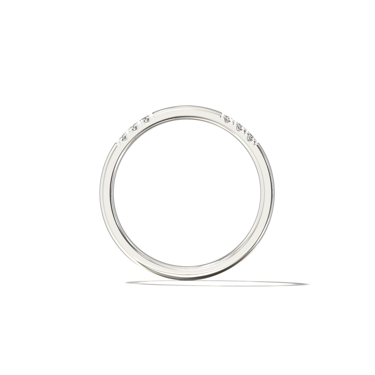 HER CLUSTER SET WEDDING BAND