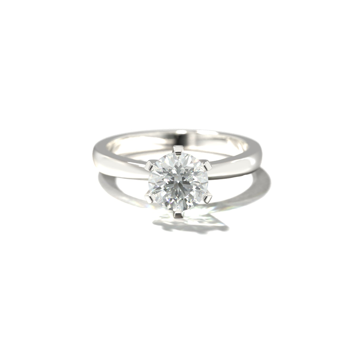 The Crown Solitaire | Forlovelsesring med lab grown diamant | Skarv