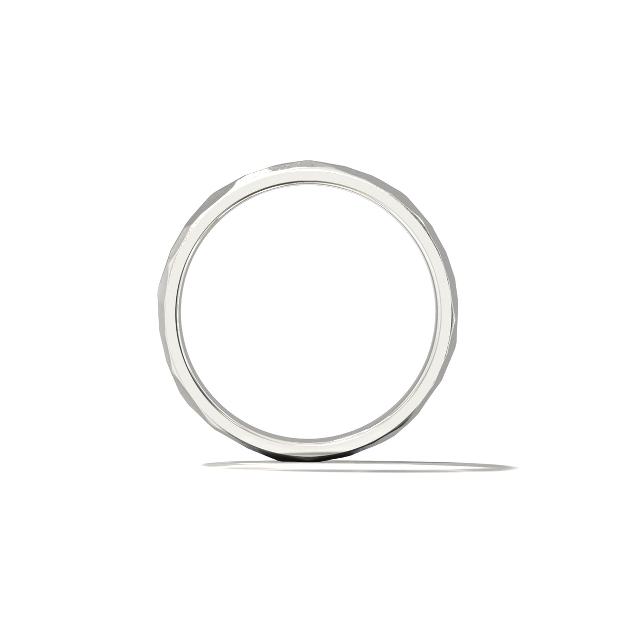 HIS HAMMERED WEDDING BAND