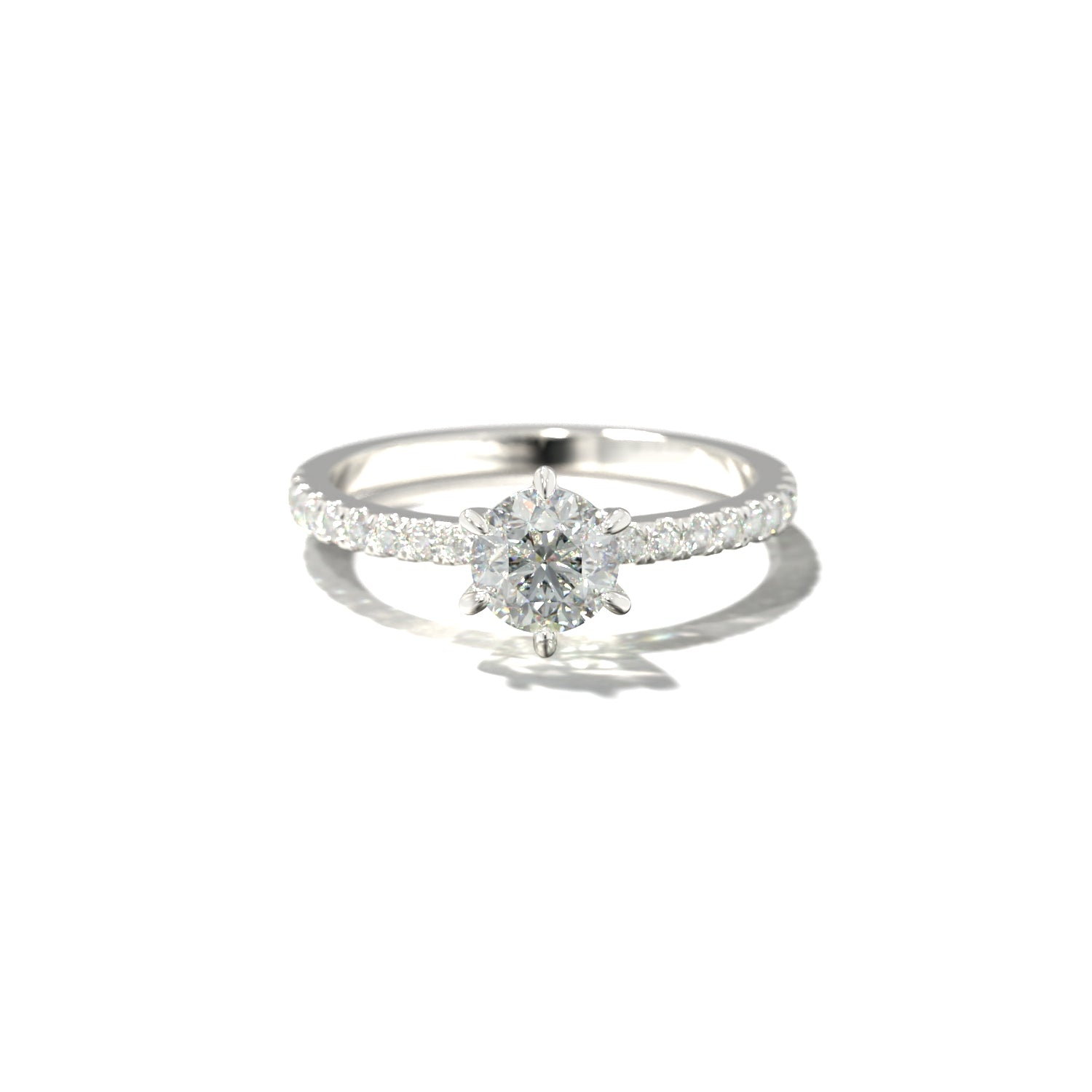 The Timeless Pavé | Forlovelsesring med lab grown diamanter | Skarv