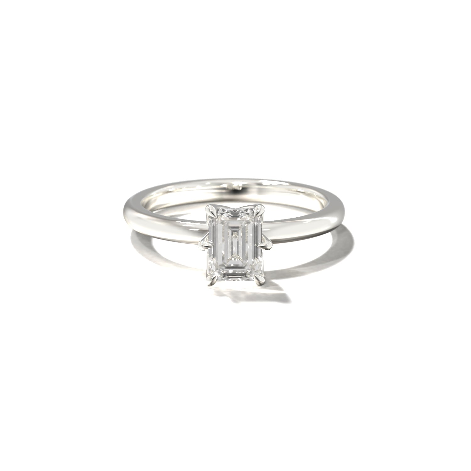 Emerald Tulip | Forlovelsesring med lab grown diamant | Skarv