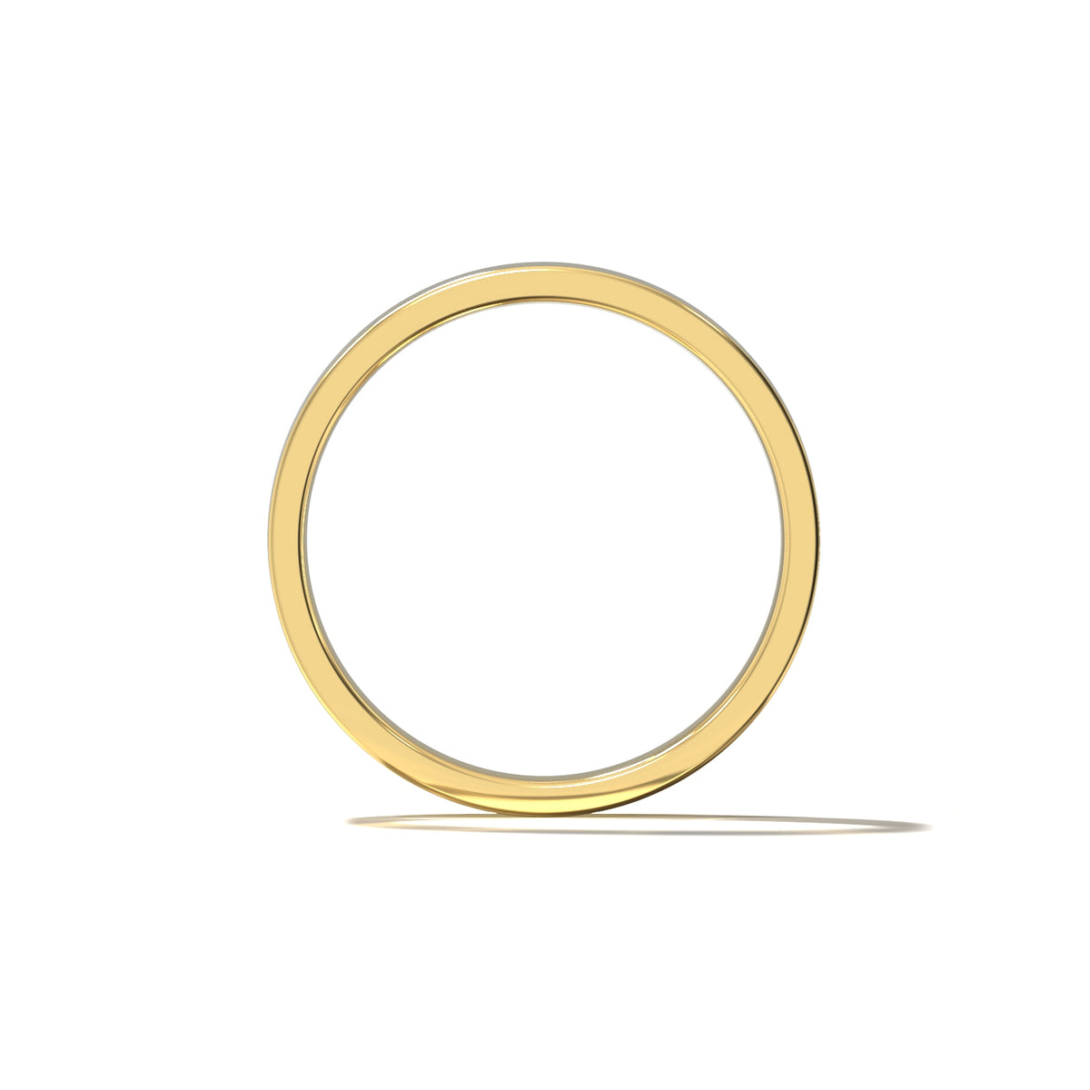 HIS CONTEMPORARY WEDDING BAND - 4MM