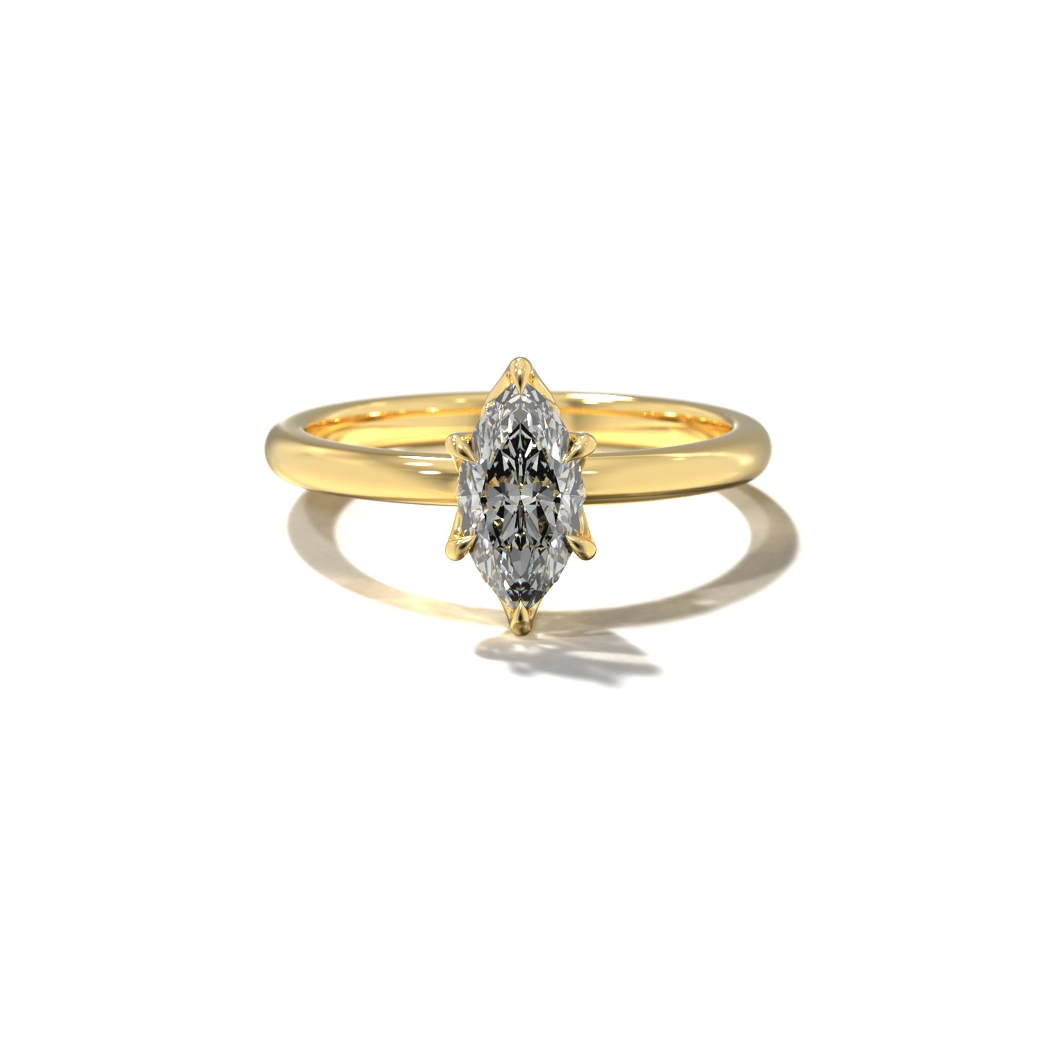 MARQUISE TULIP SOLITAIRE
