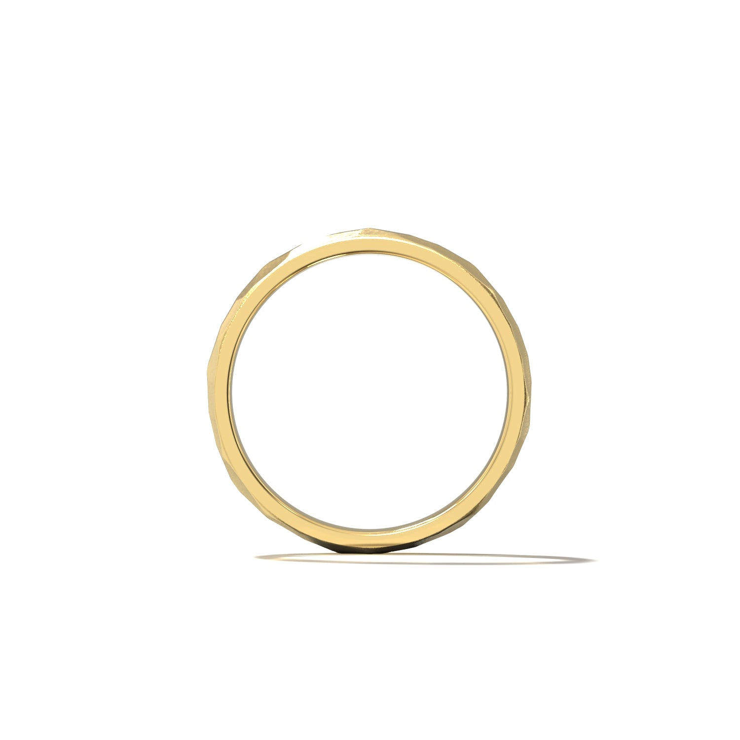 HER HAMMERED WEDDING BAND