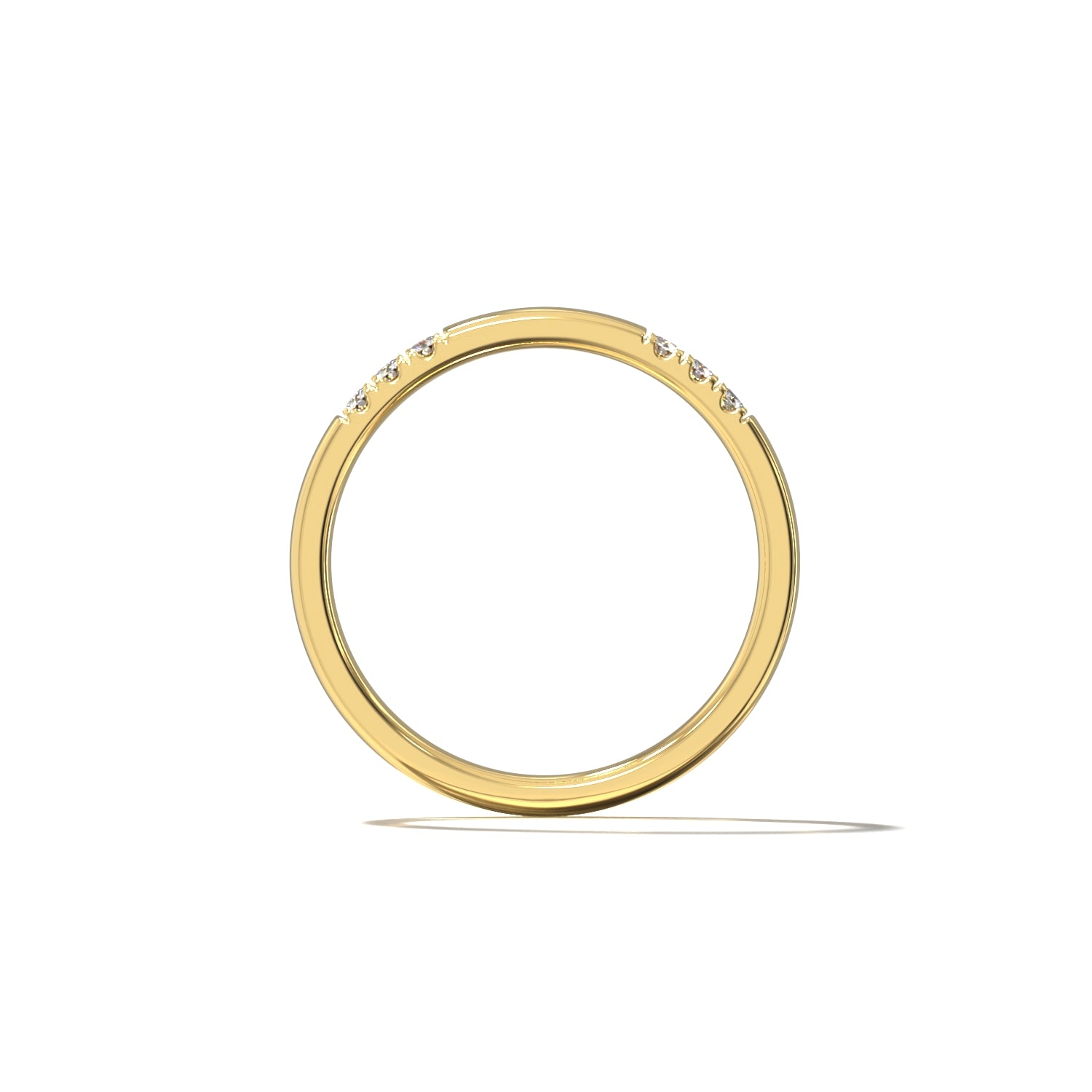 HER CLUSTER SET WEDDING BAND