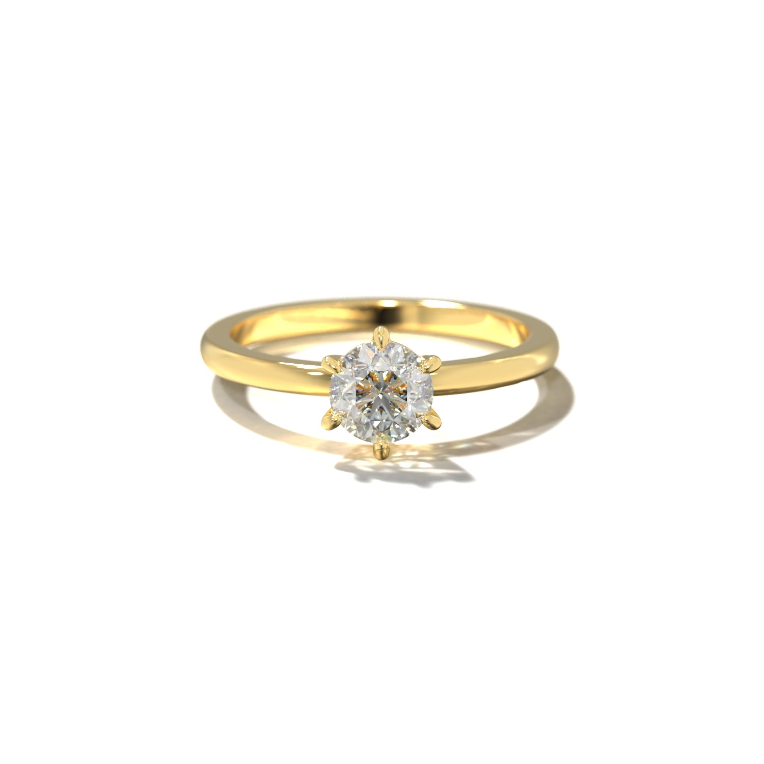 The Timeless Solitaire | Forlovelsesring med lab grown diamant | Skarv